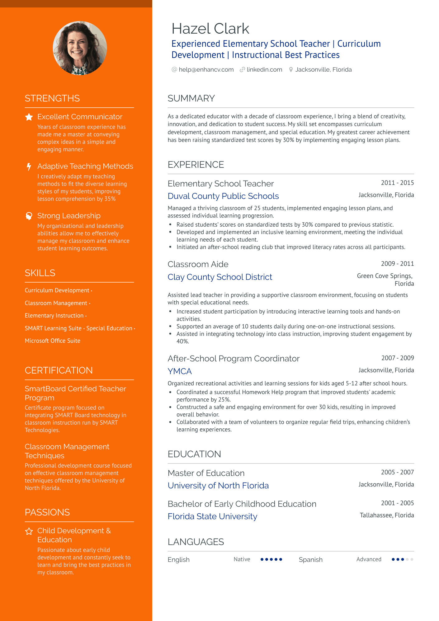 stay at home mom summary for resume