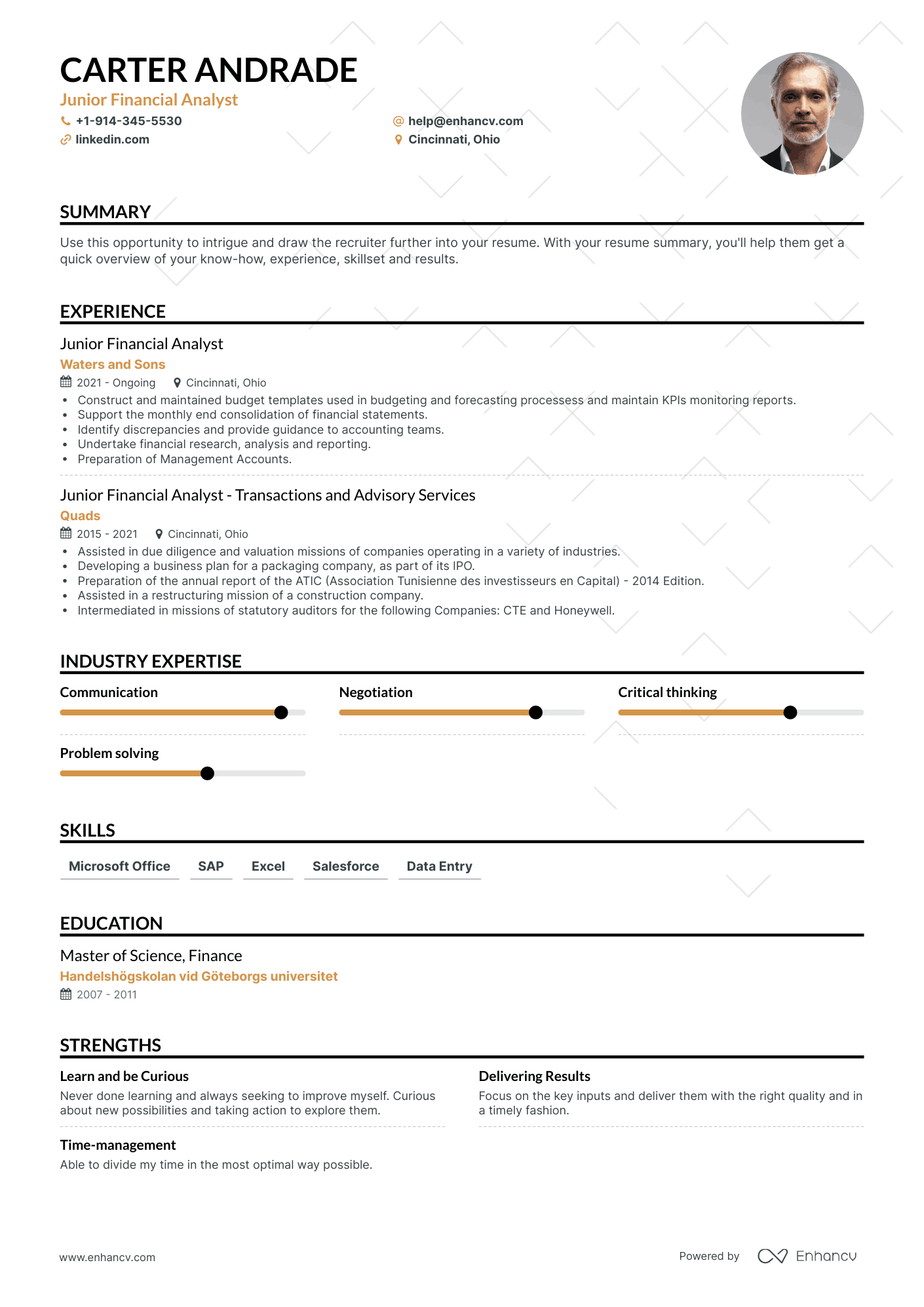 Junior Financial Analyst Resume Examples Guide For 2023 Layout   AHR0cHM6Ly9jZG4uZW5oYW5jdi5jb20vcHJlZGVmaW5lZC1leGFtcGxlcy9XRmpQZXkwTGxFeXI2MFVBYk9kdVplOHVjM29SY2xONTkwTjlBWUpaL2ltYWdlLnBuZw~~. 