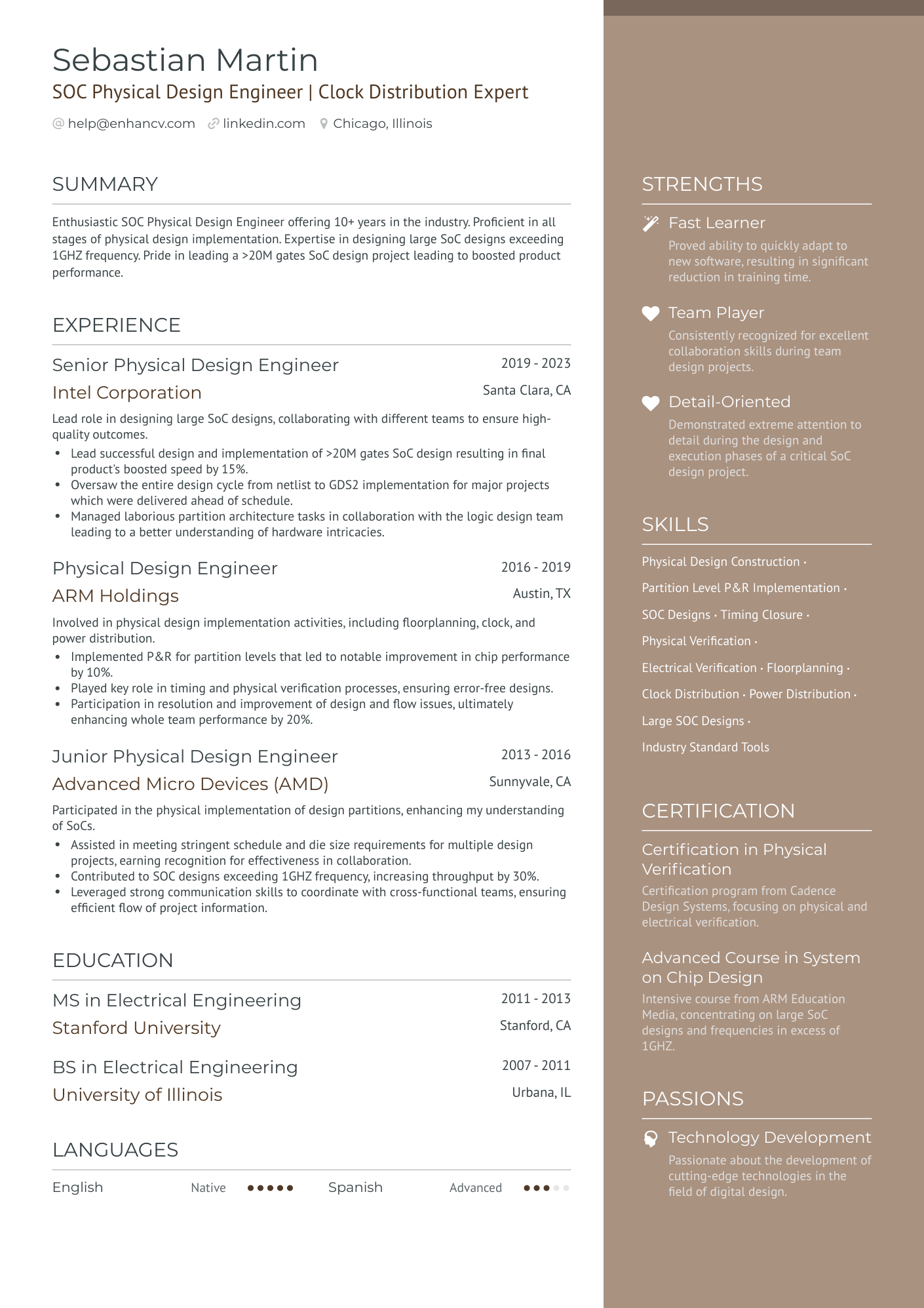 sample resume for mechanical design engineer with experience