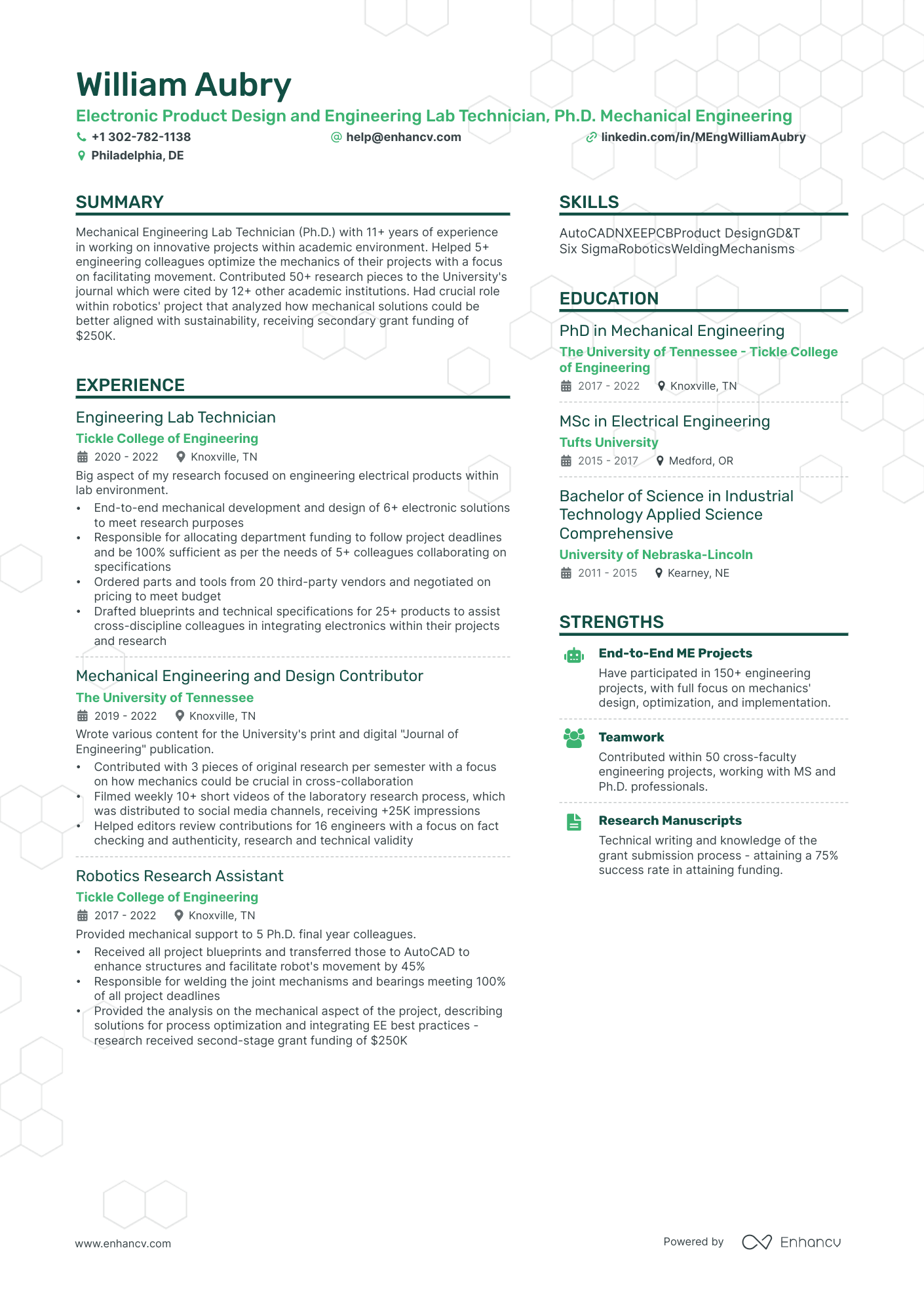 how to list phd in progress on resume
