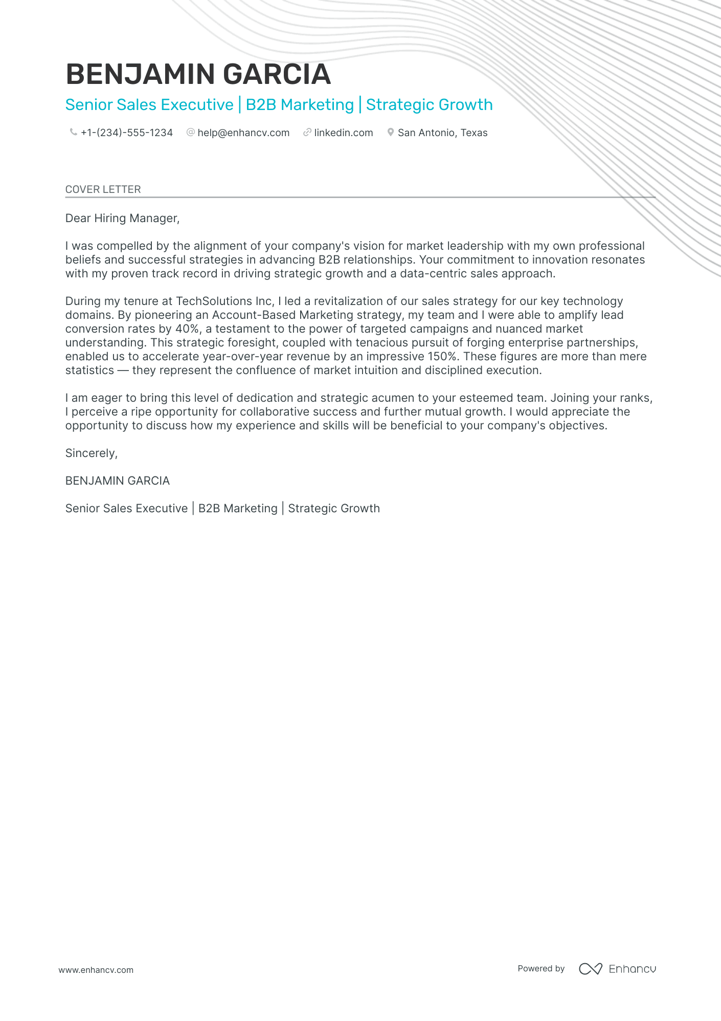 cover letter for account executive job application