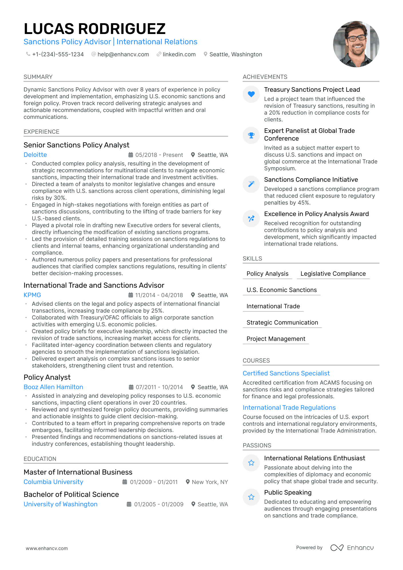 5 Policy Analyst Resume Examples & Guide For 2024