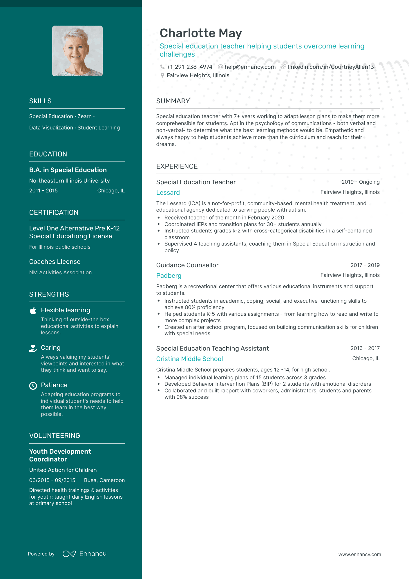 Polished Special Education Teacher Resume Template