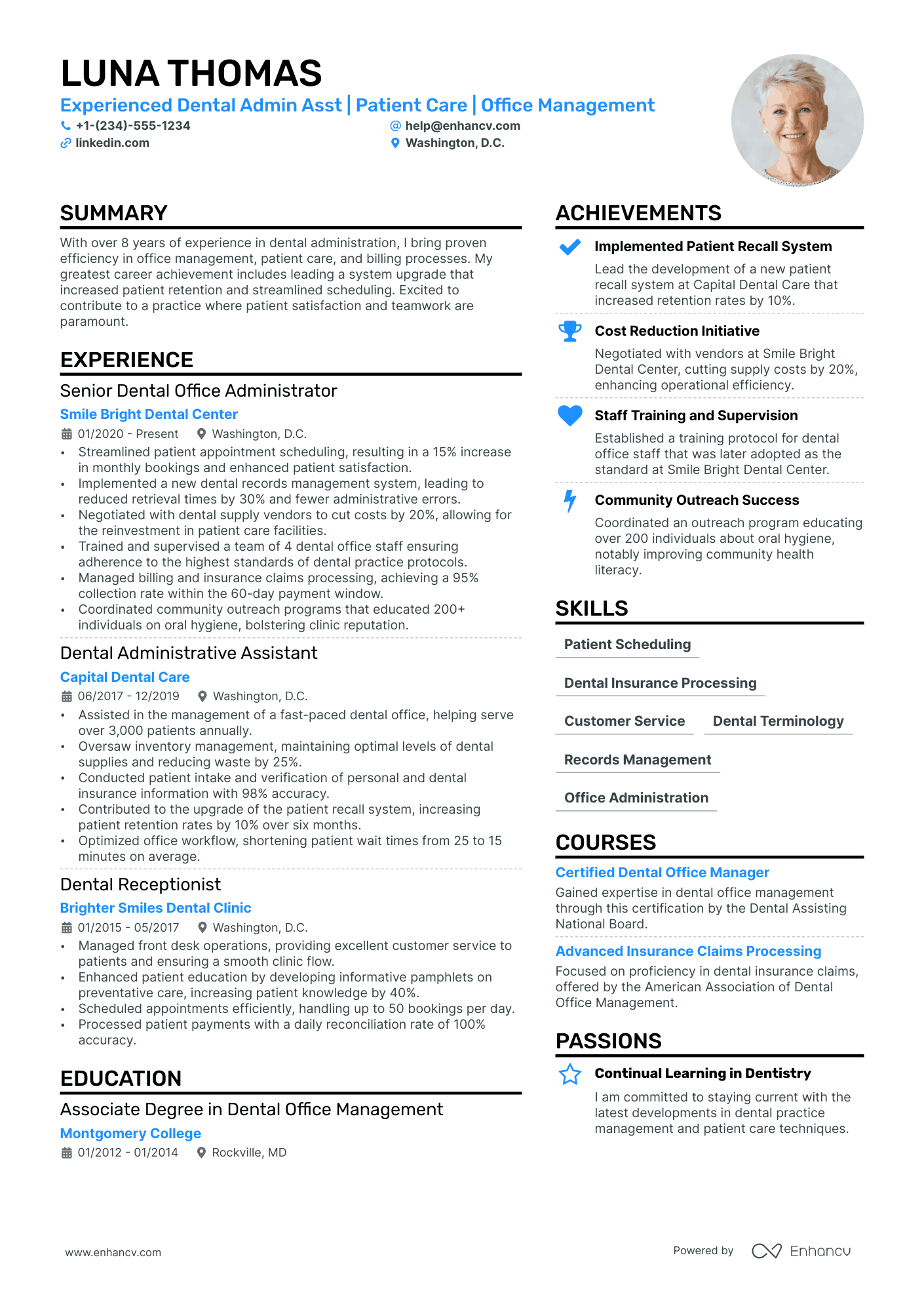 resume sample administrative assistant