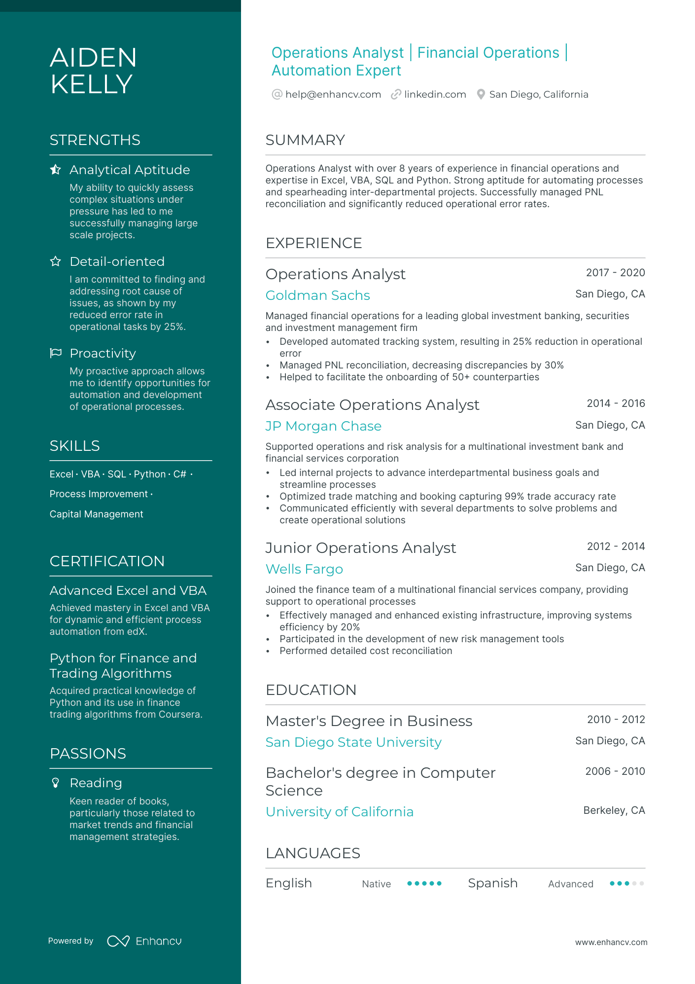 operations research analyst skills resume