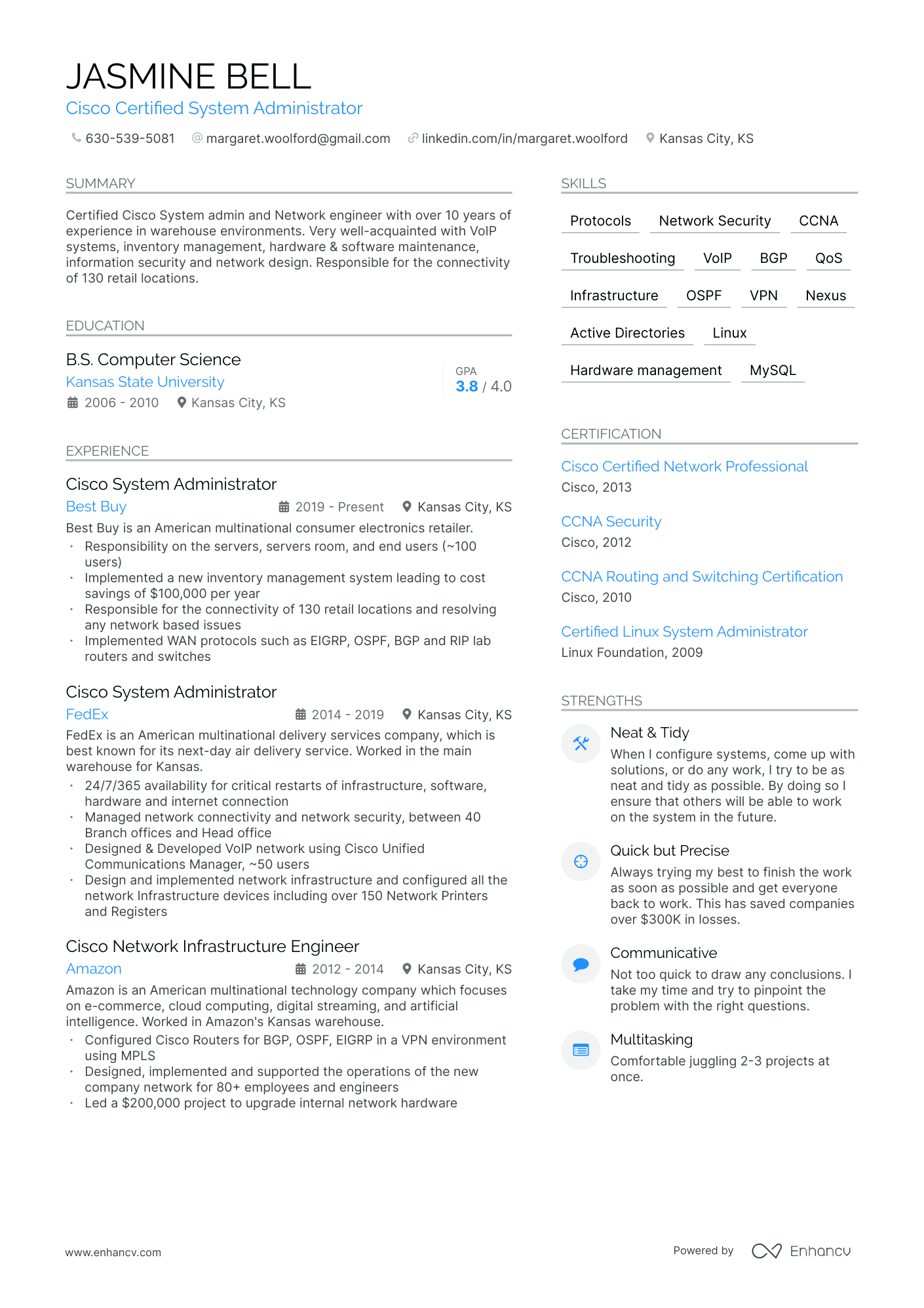 it support resume examples