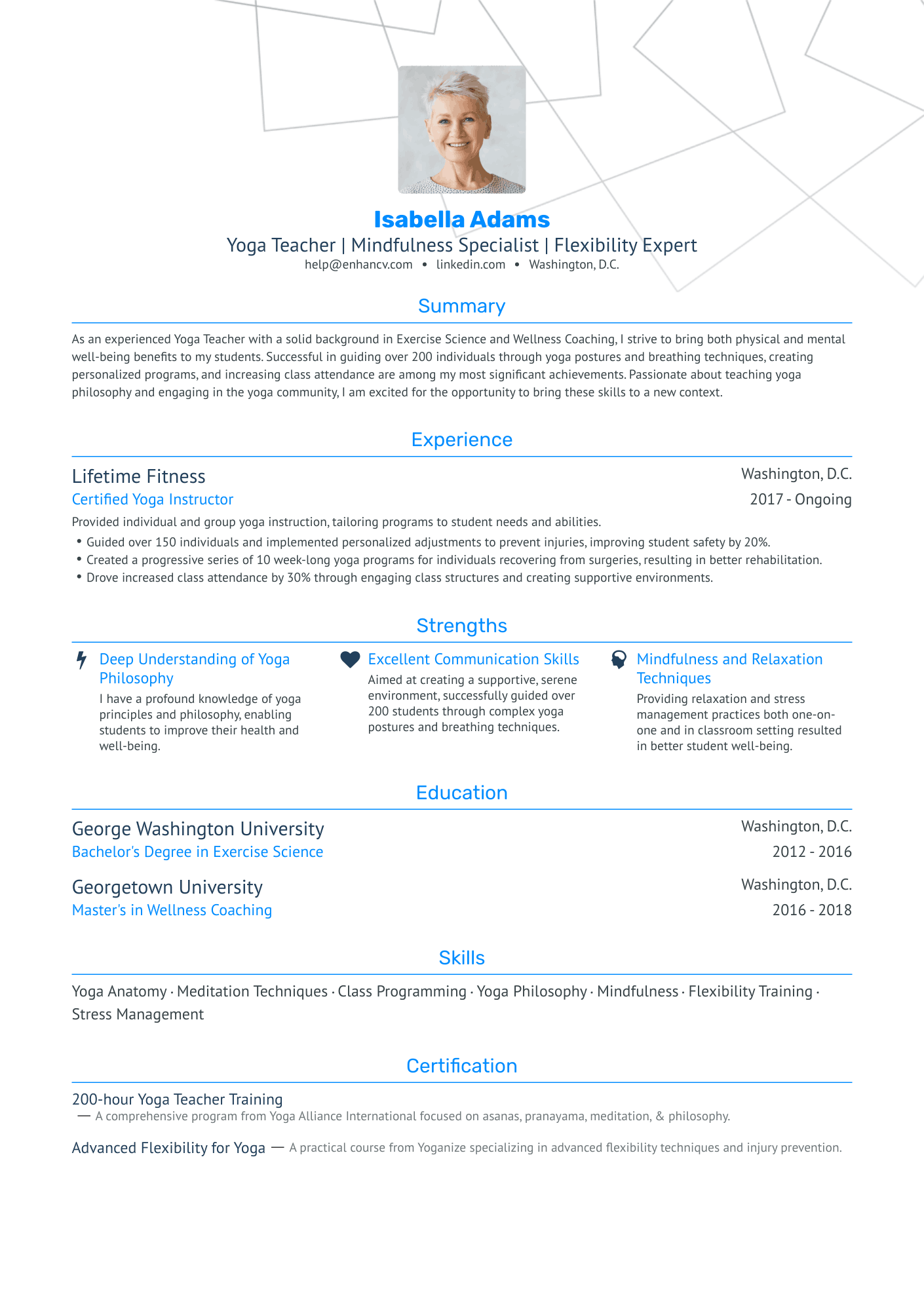 3 Yoga Teacher Resume Examples & How-To Guide for 2023