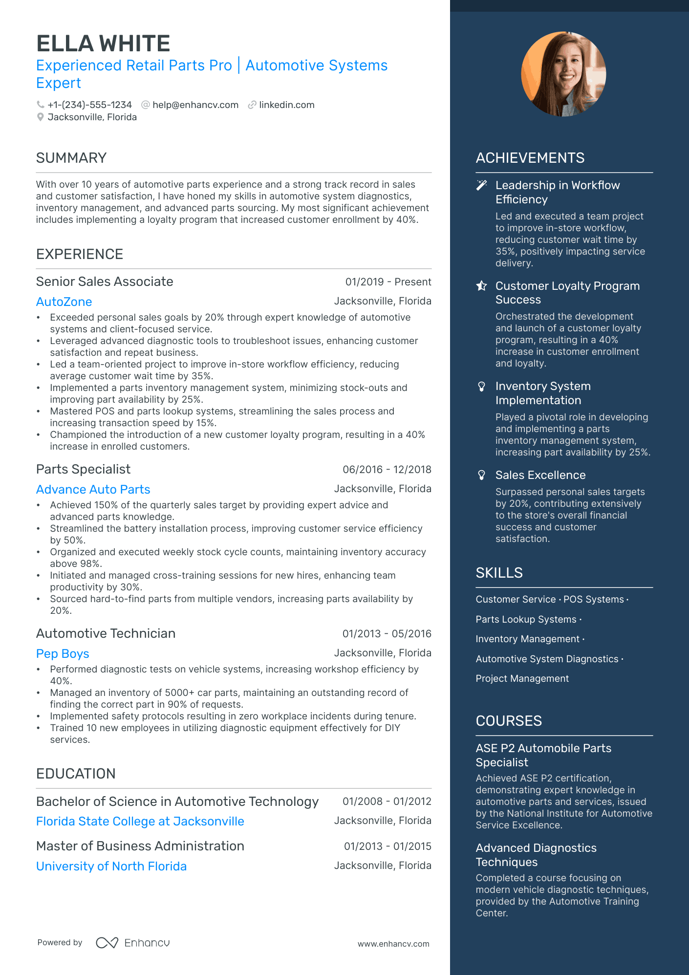 resume skills examples for retail store