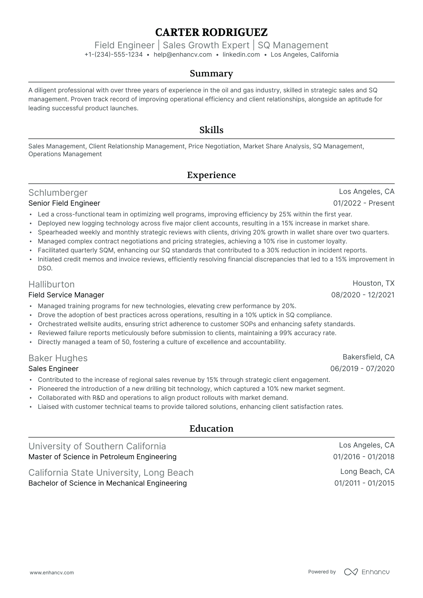 business support manager resume