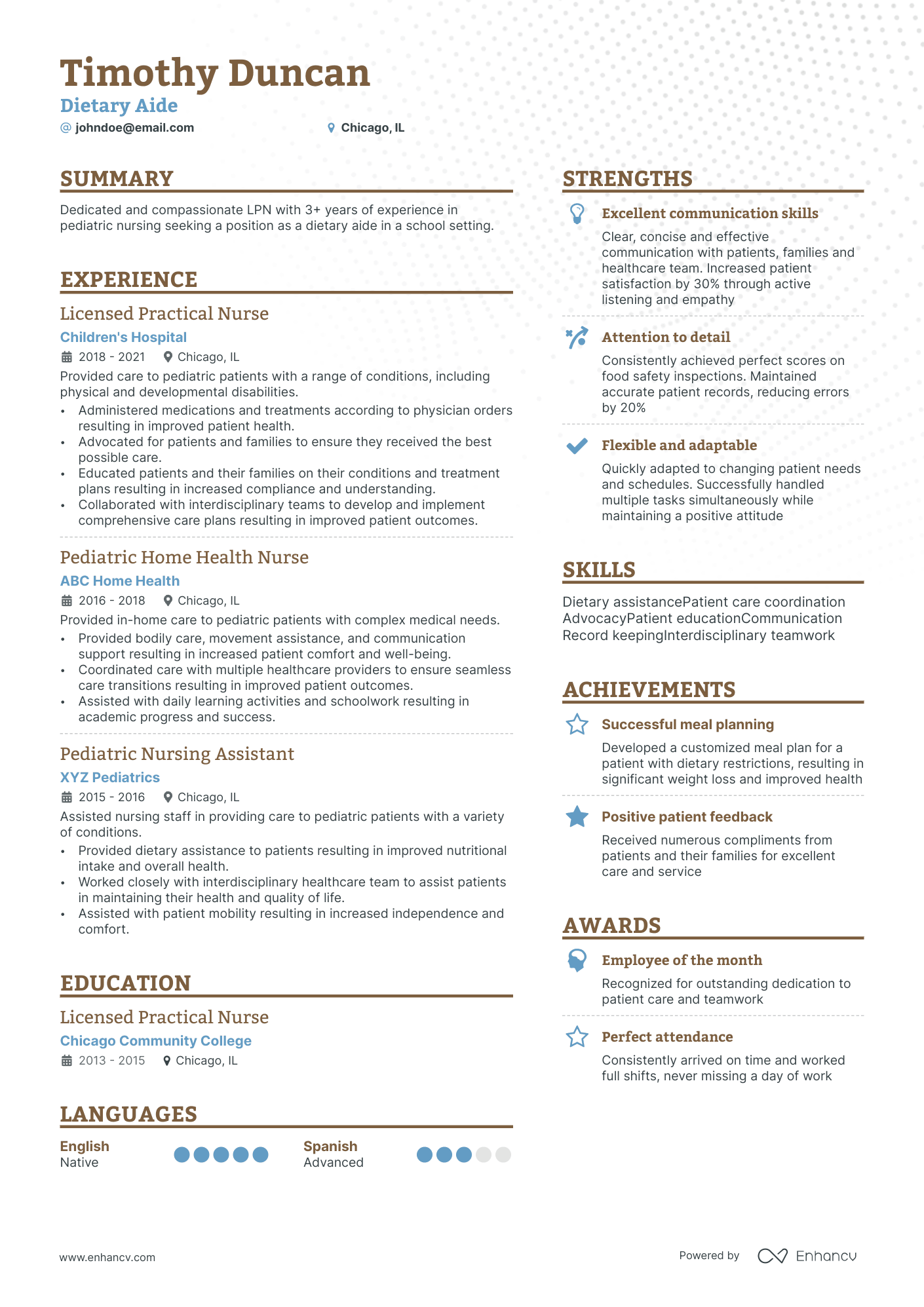 6 Health Coach Resume Examples & Guide for 2024