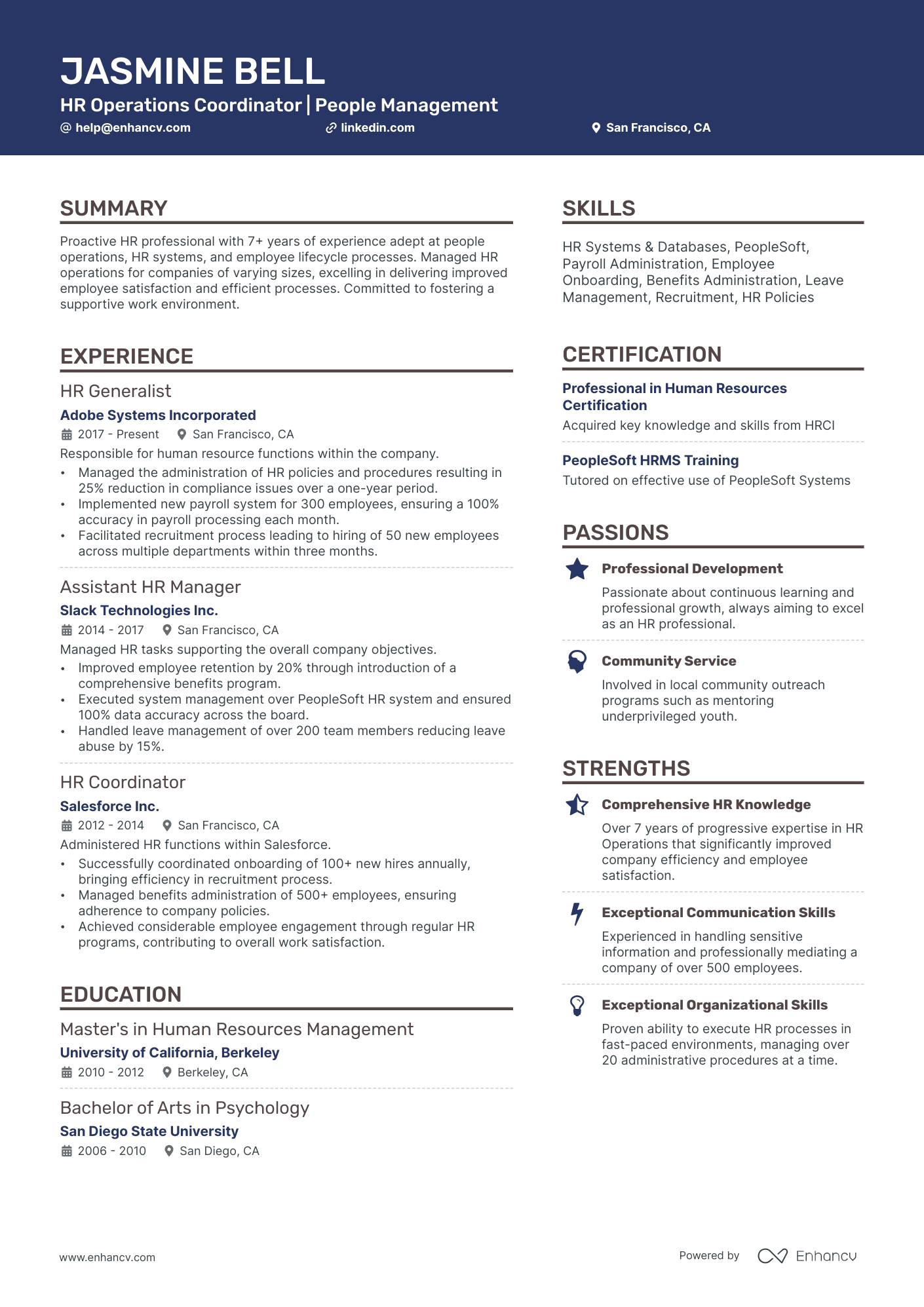 resume objective for human resources coordinator position