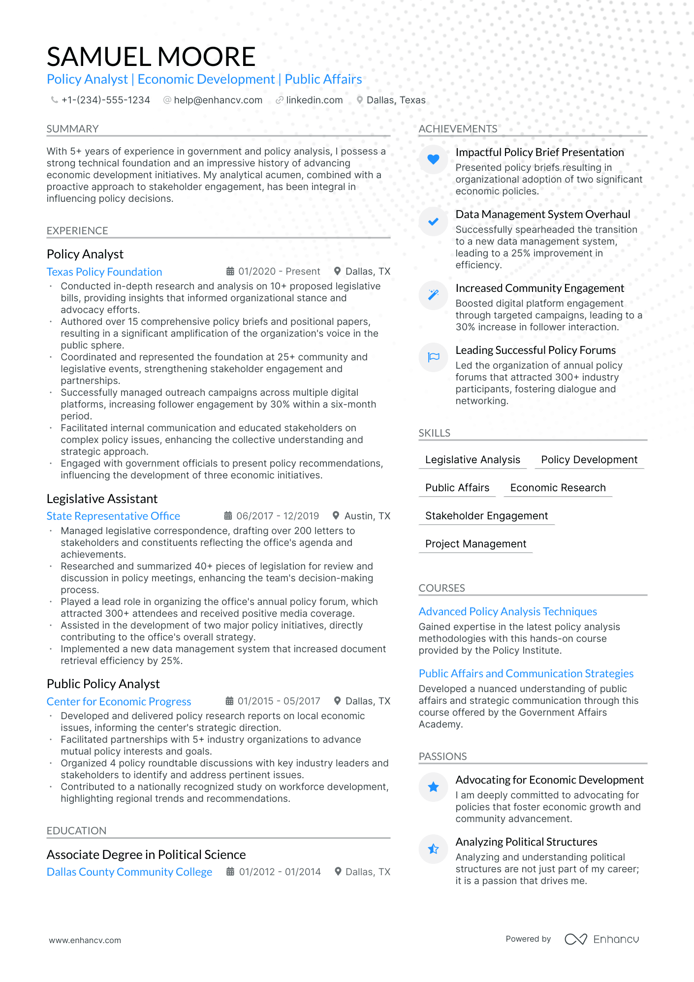 best resume format for government jobs