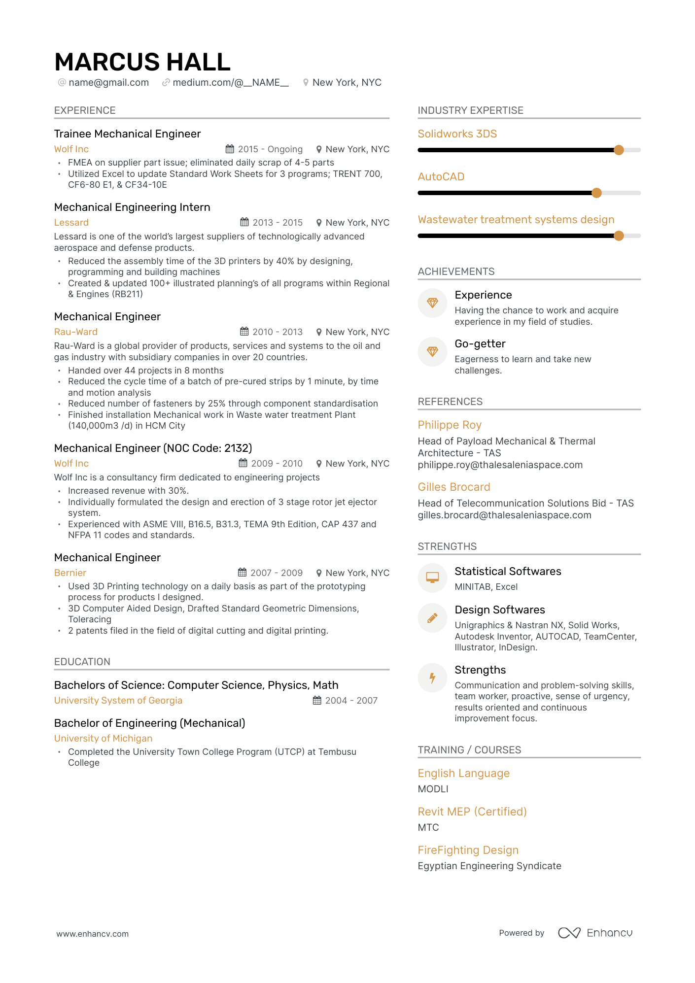 8 Design Engineer Resume Examples & Guide for 2023