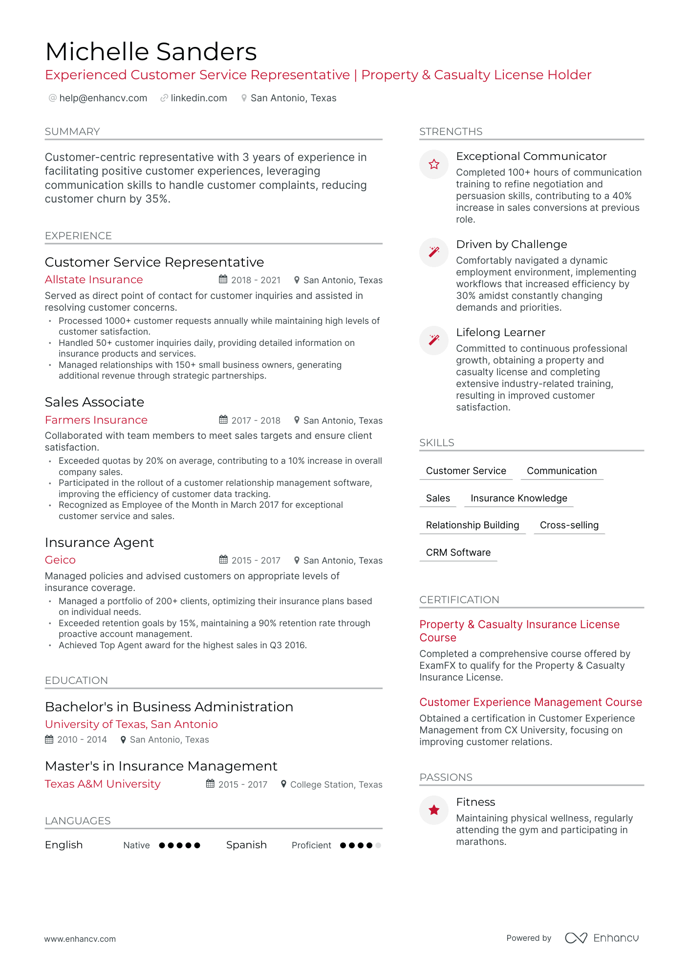 undefined Client Support Specialist Resume Template