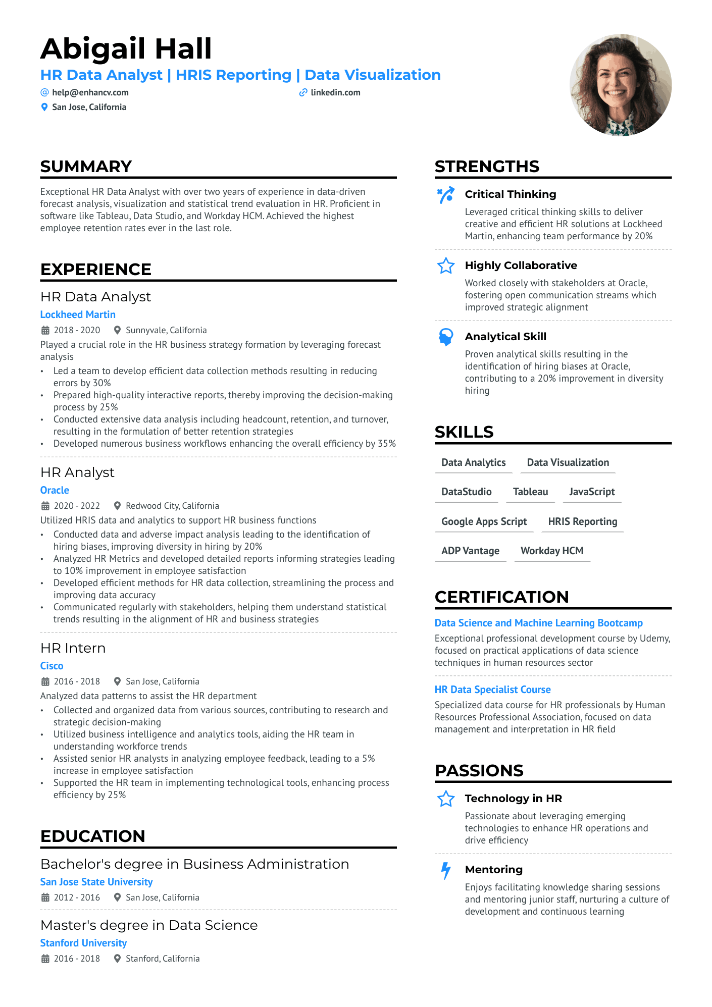 writing a resume for human resources position
