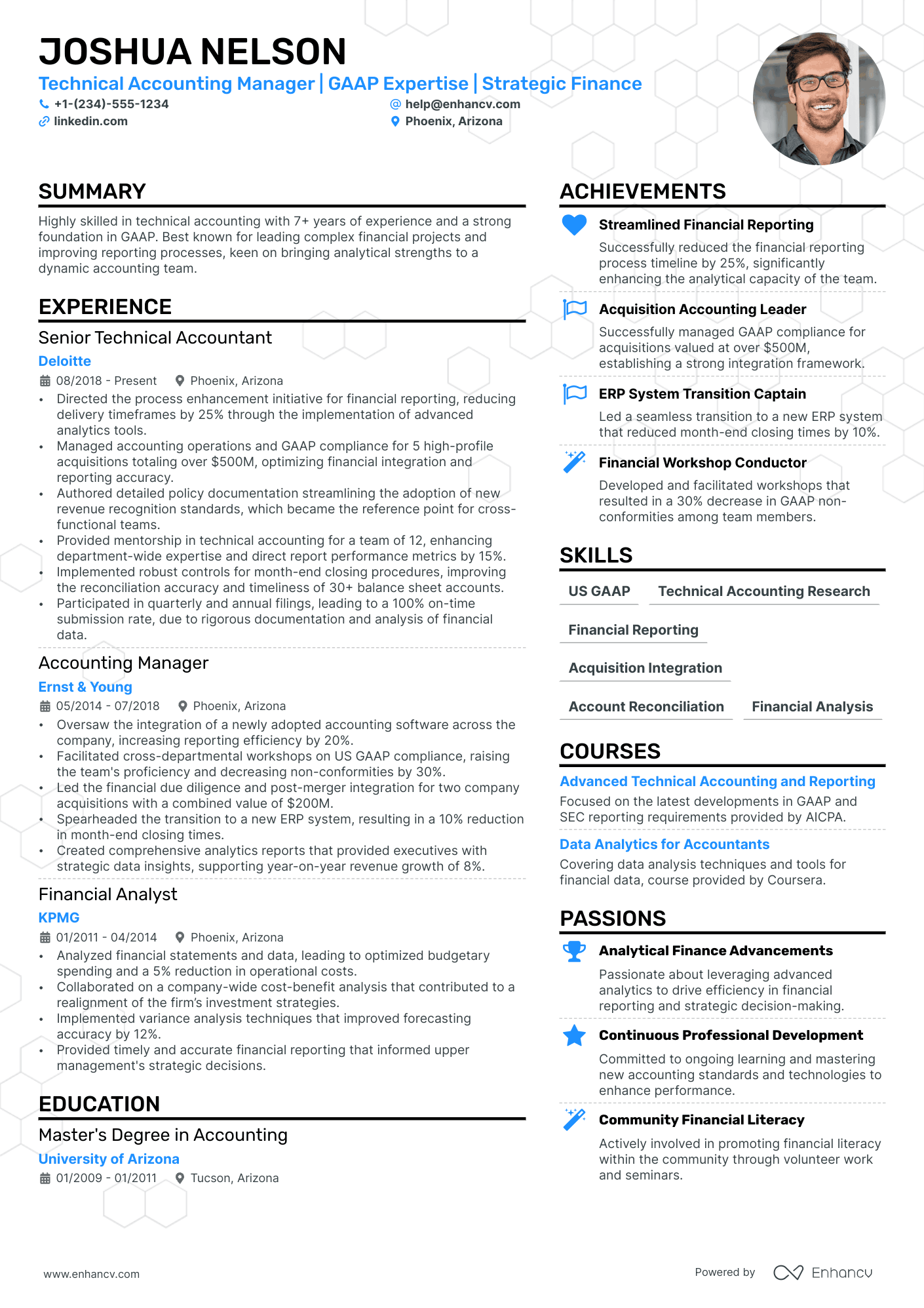 resume format for 2 years experience in accounting