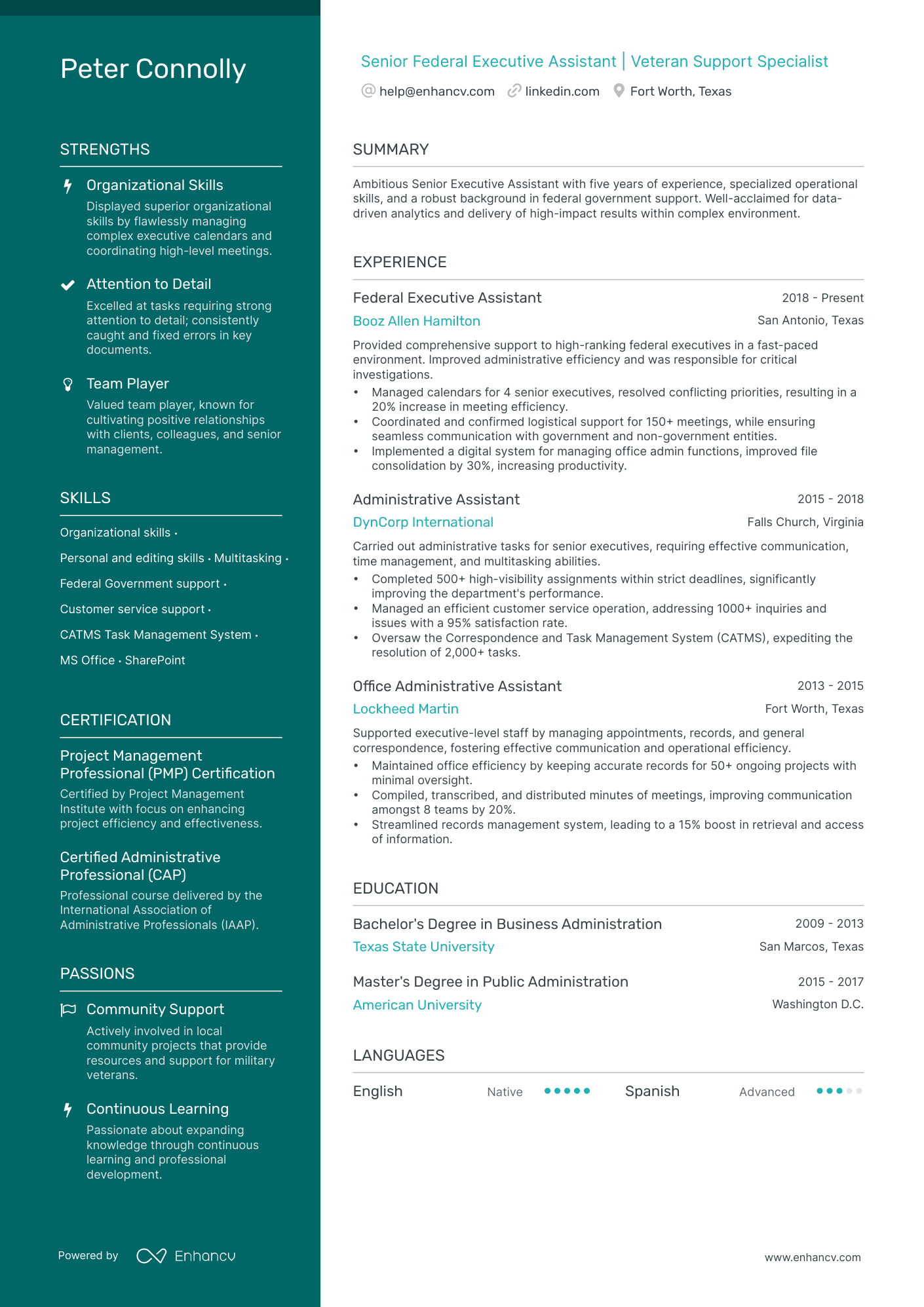 resume objective statement examples for executive assistant