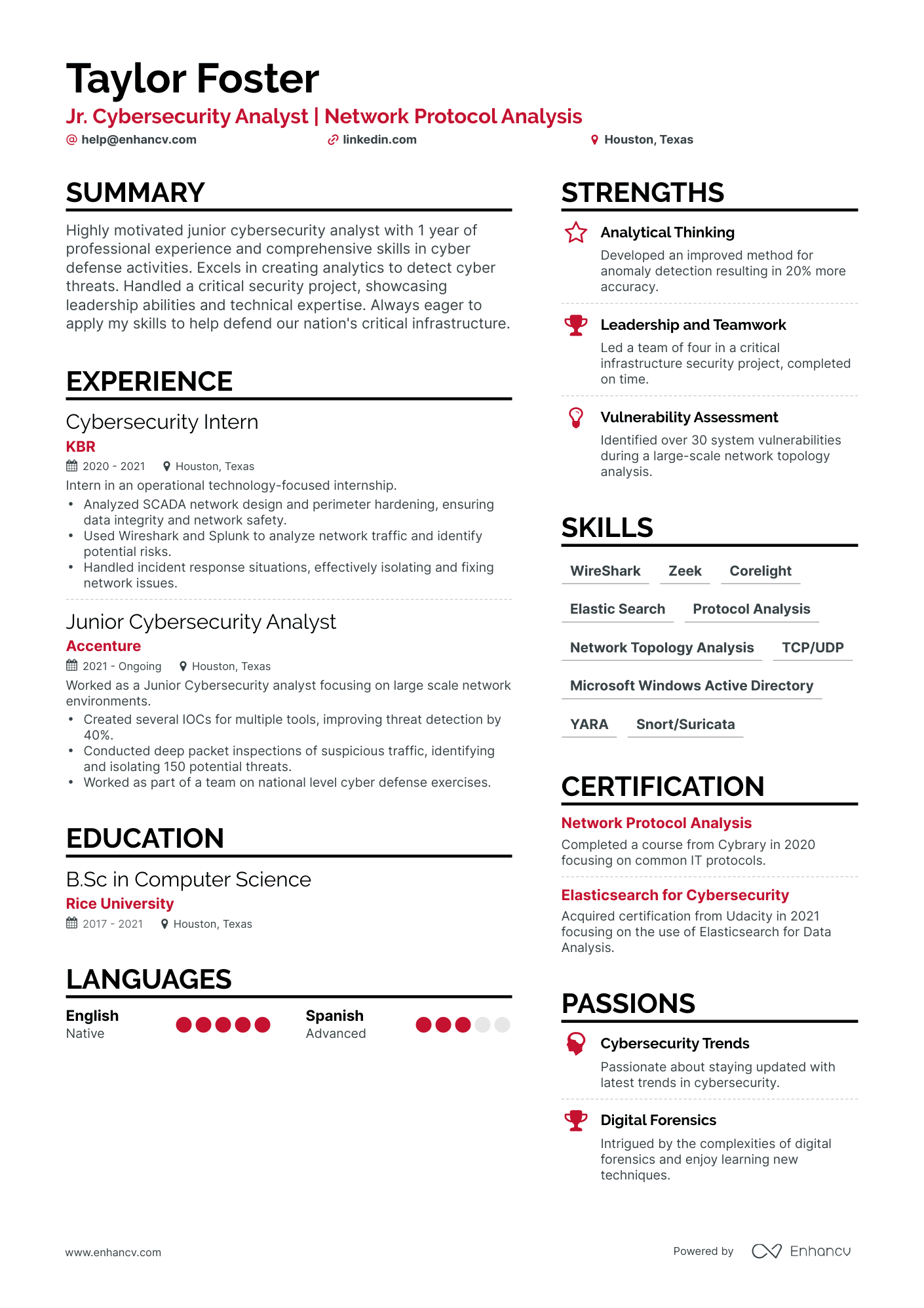 7 Cyber Security Analyst Resume Examples & Guide for 2024