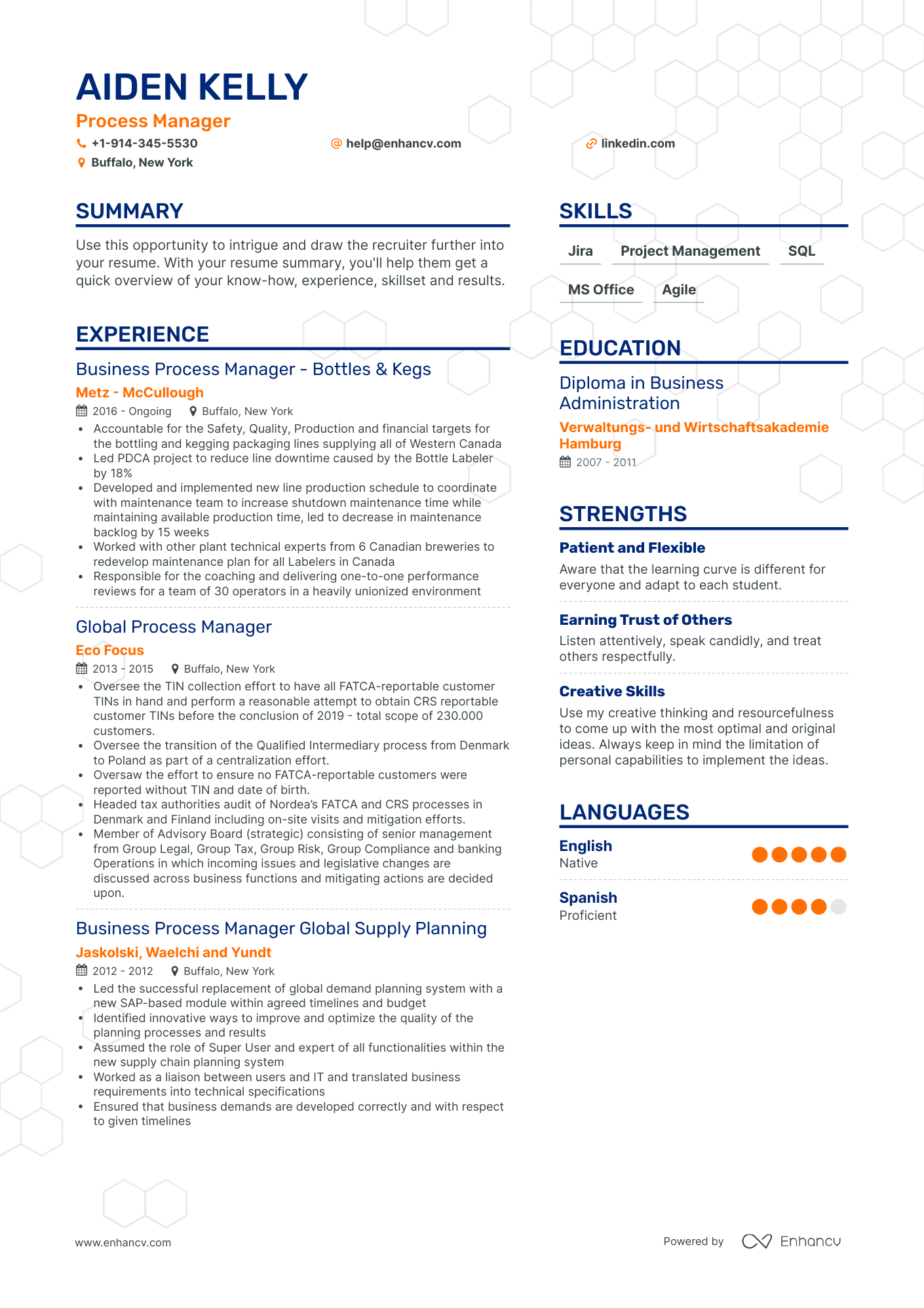 Process Manager Resume Examples & Guide for 2023 (Layout, Skills ...