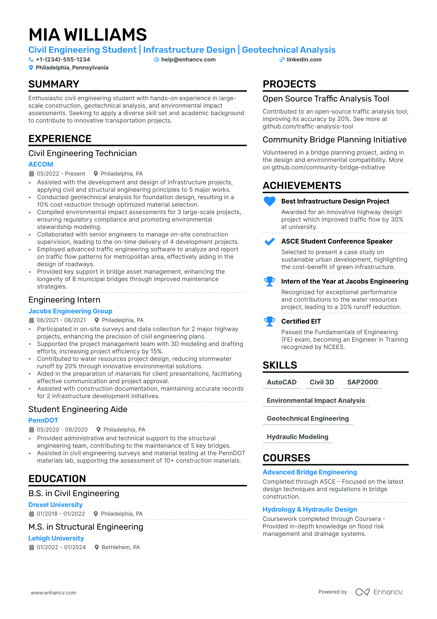 how to write a good engineering resume