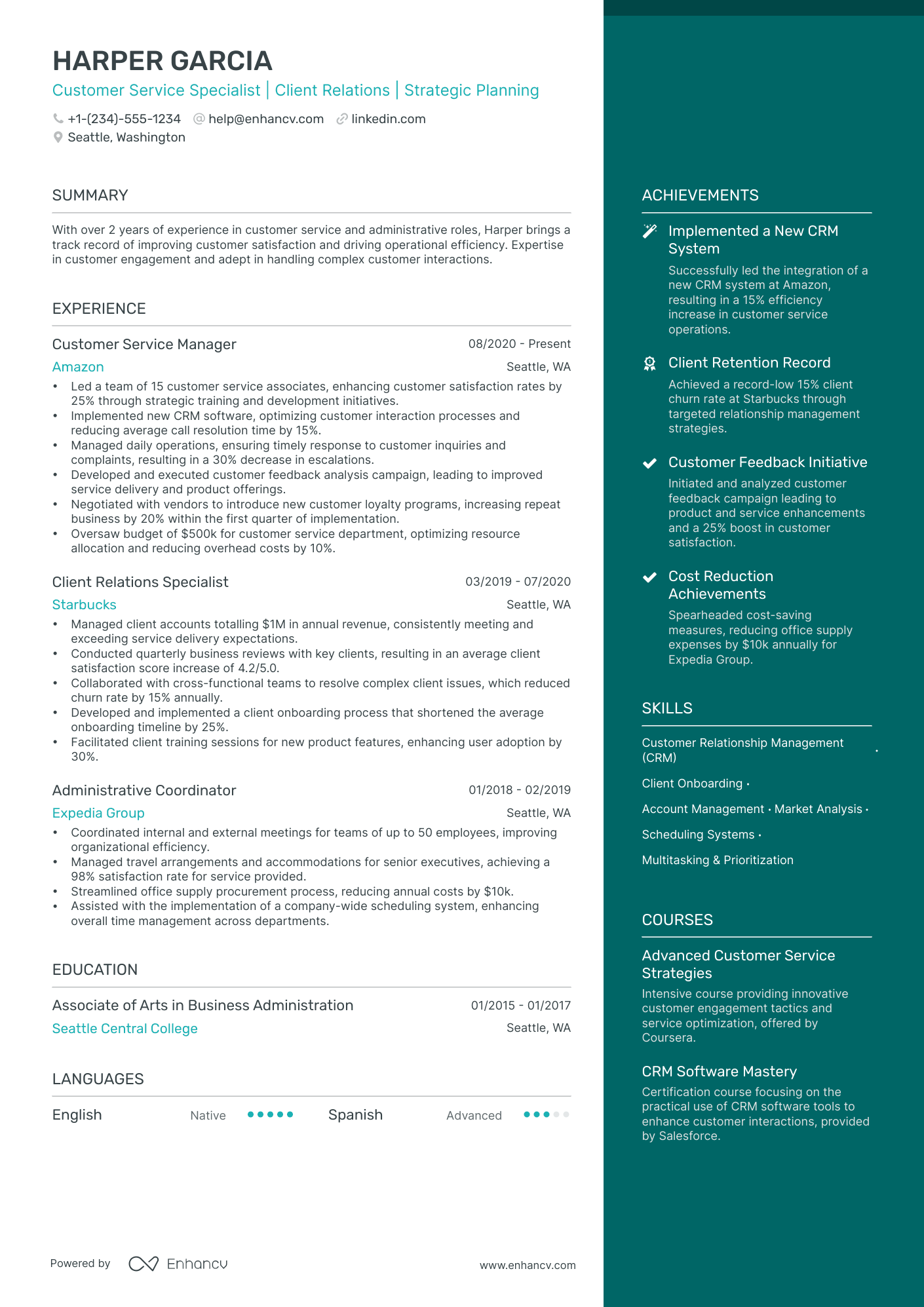 retail customer service resume examples