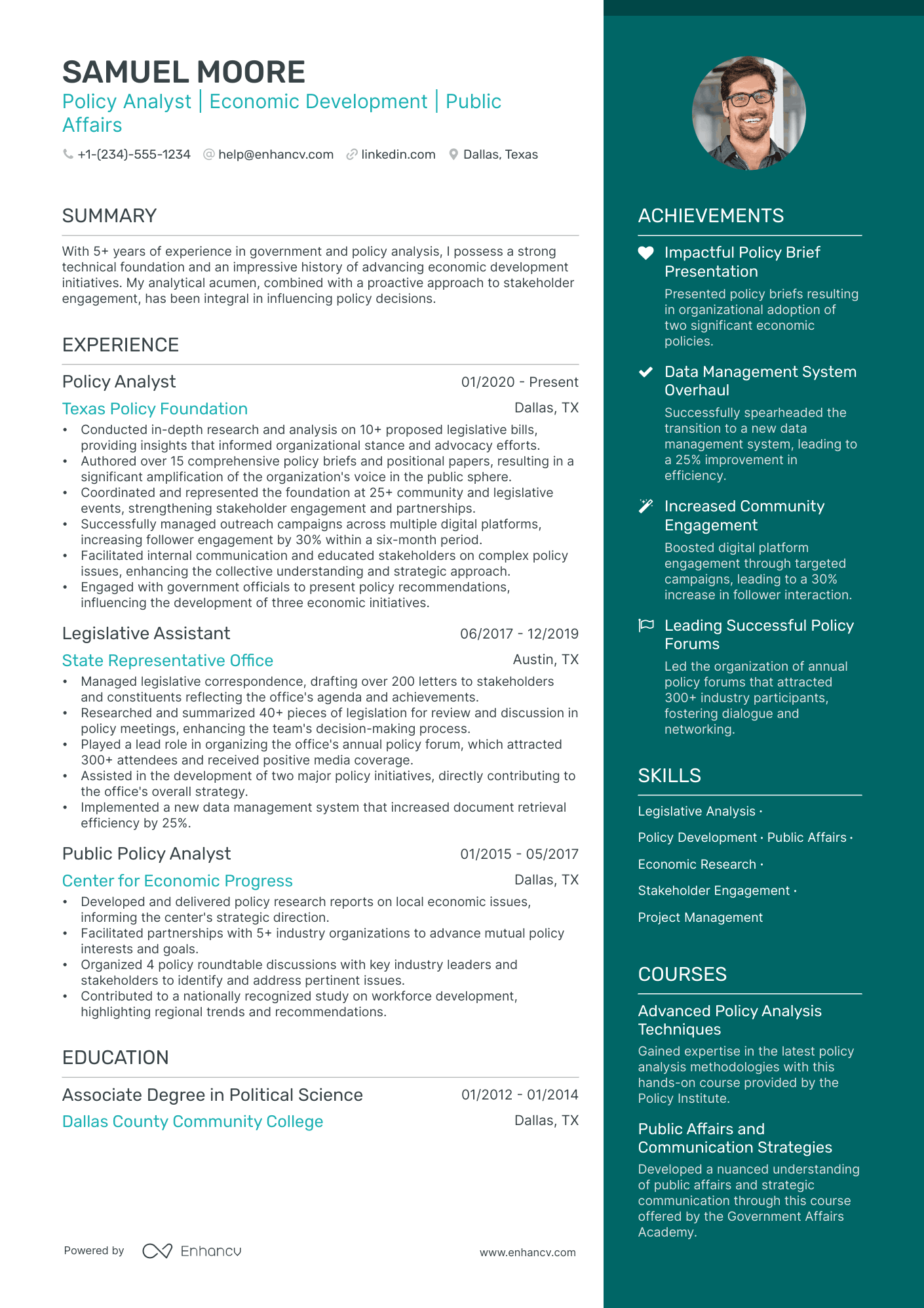 resume for government job india