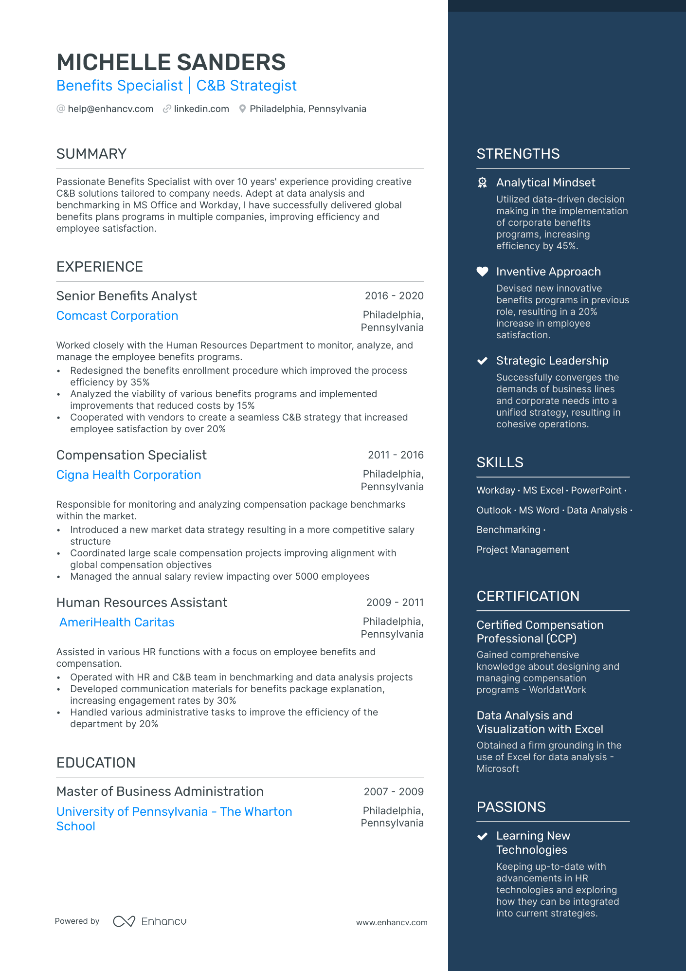 5 Benefits Specialist Resume Examples & Guide for 2024