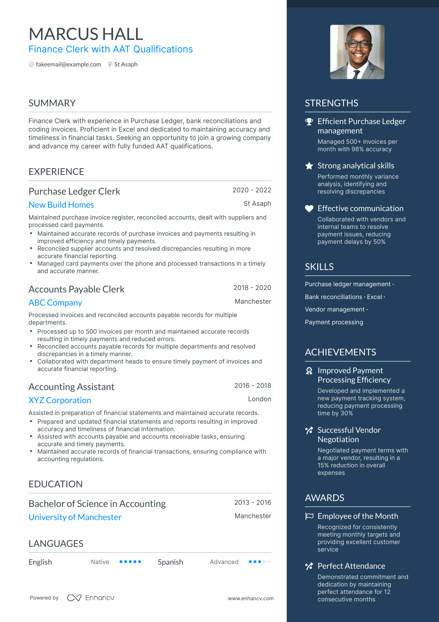 5 Finance Clerk Resume Examples & Guide for 2023