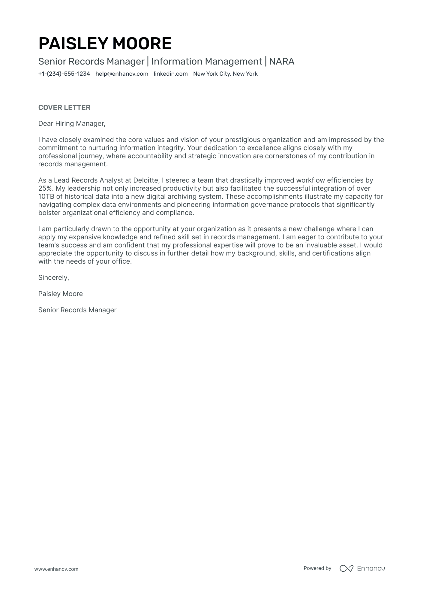 cover letter for audit report