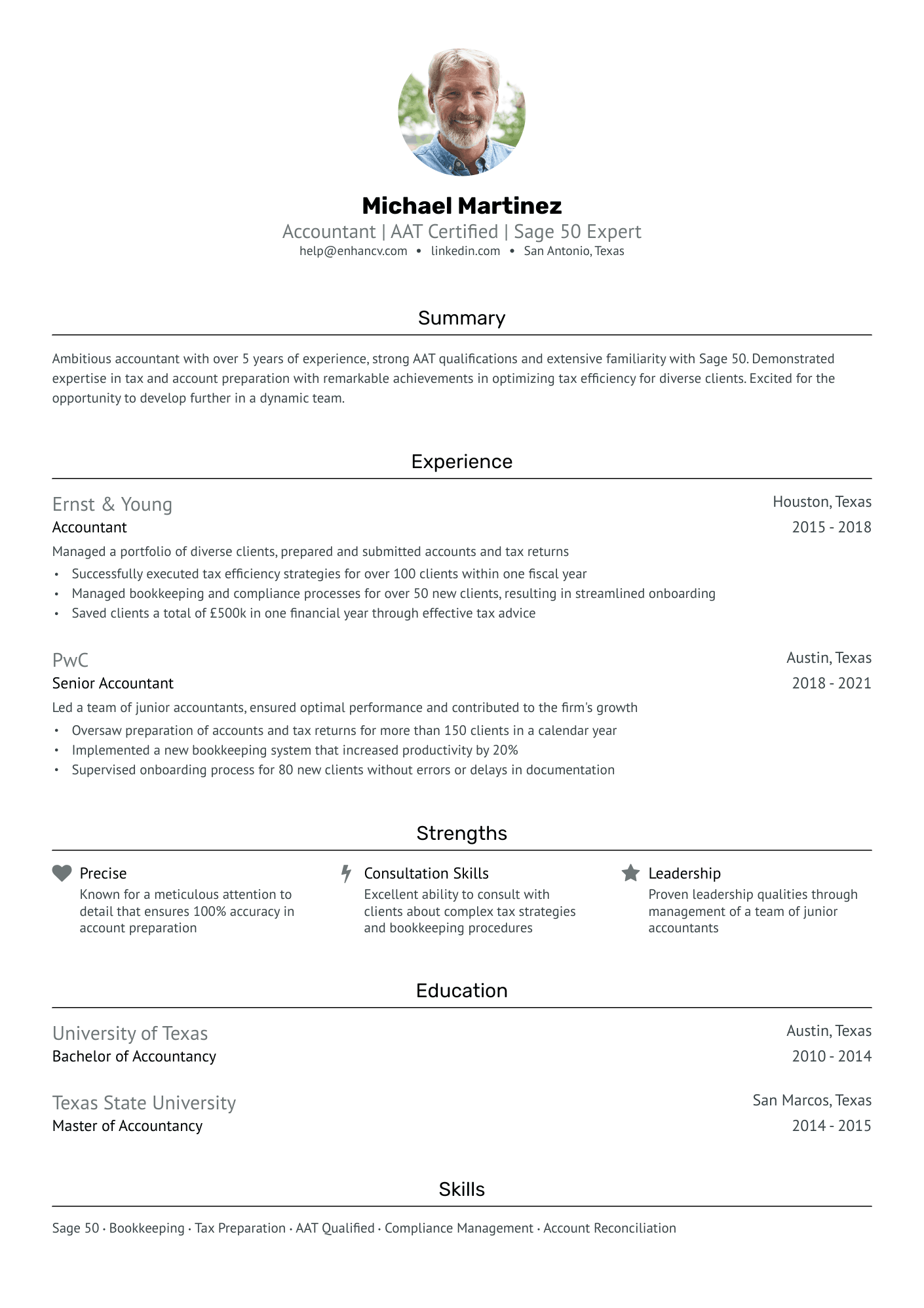 resume for hotel accounting