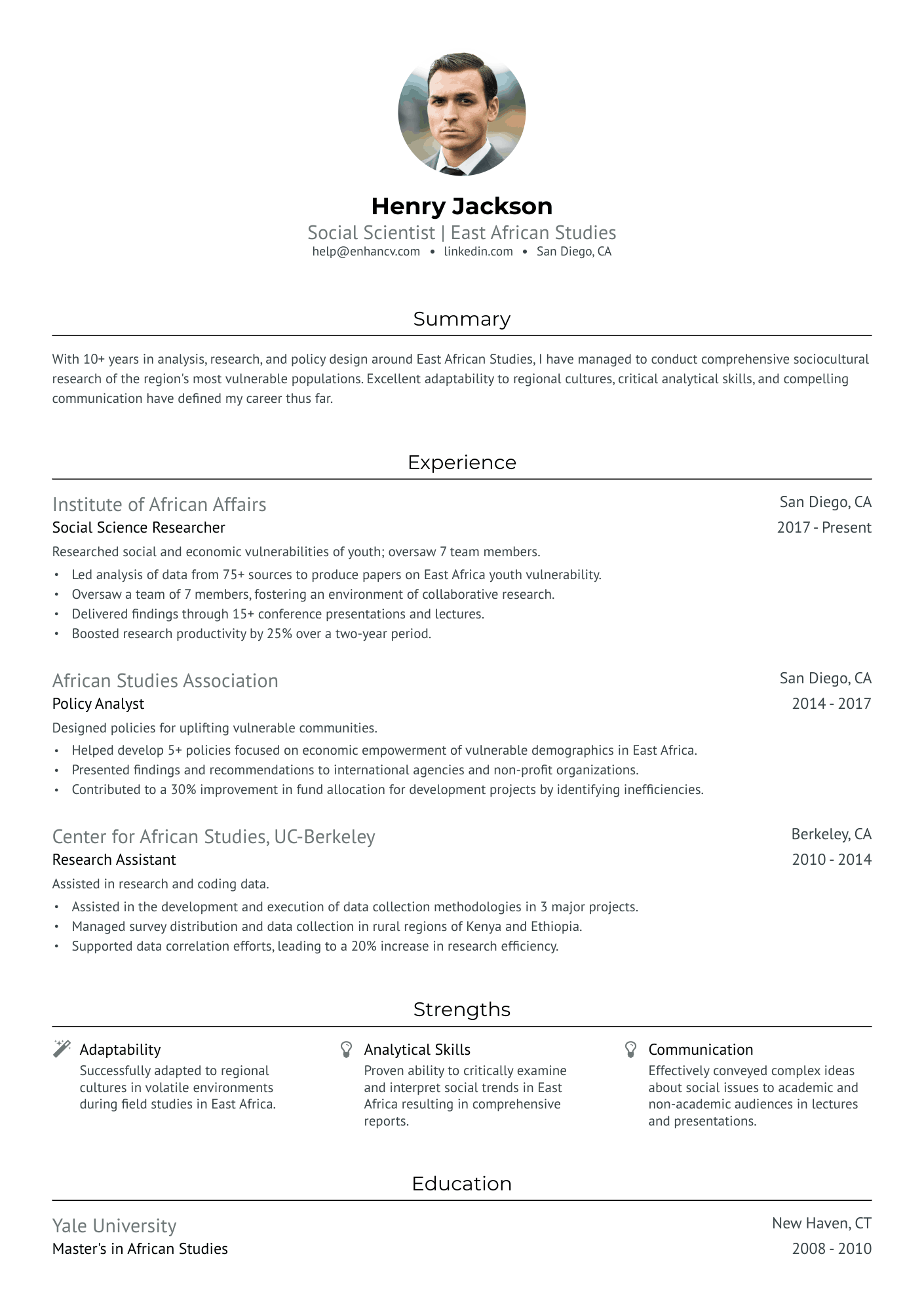 thesis in resume example