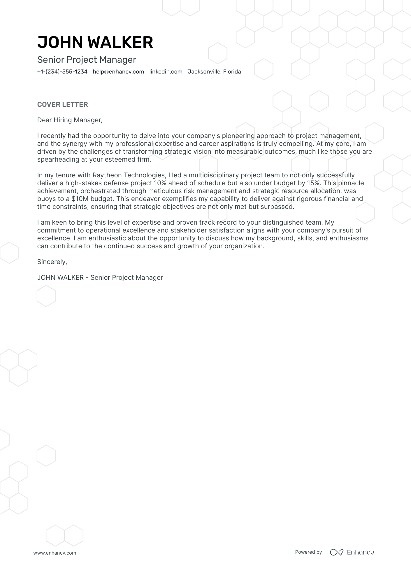 it manager cover letter sample