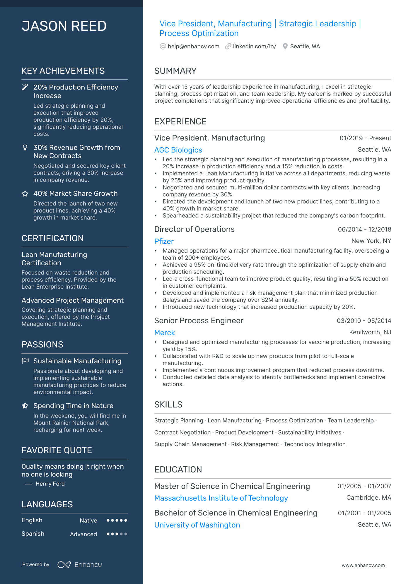 Polished Resume Template