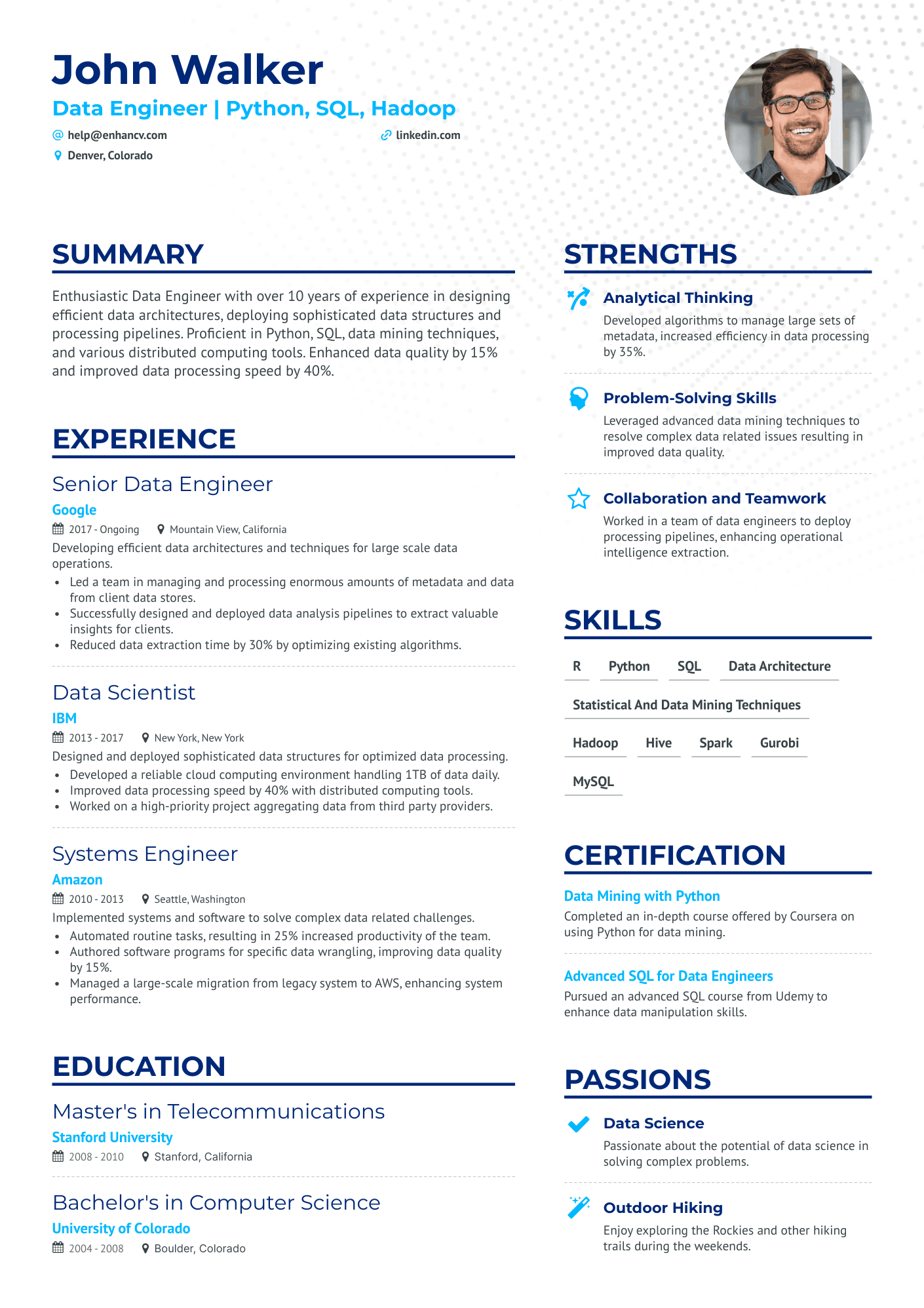 professional summary in resume for data scientist