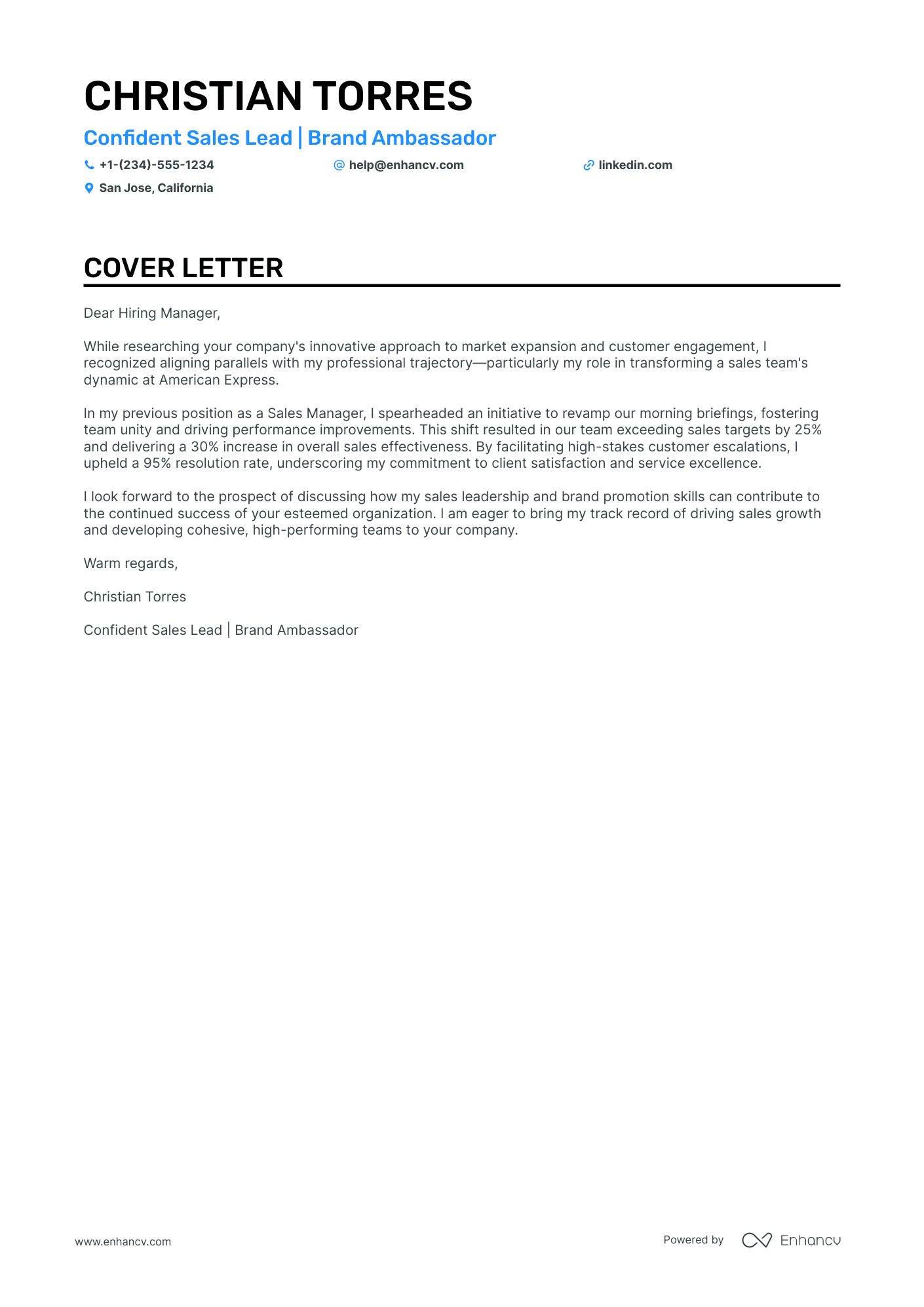 cover letter student ambassador