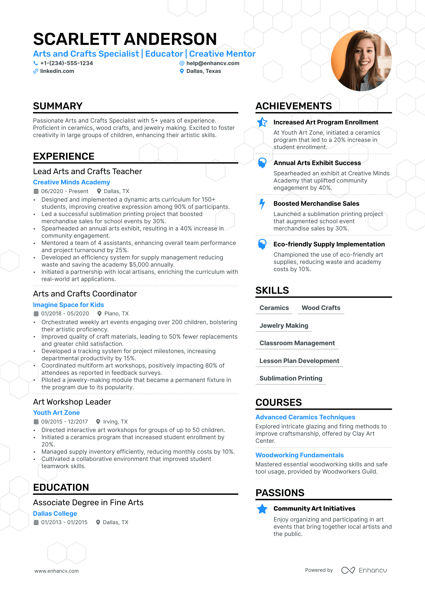 sample resume for teacher interview