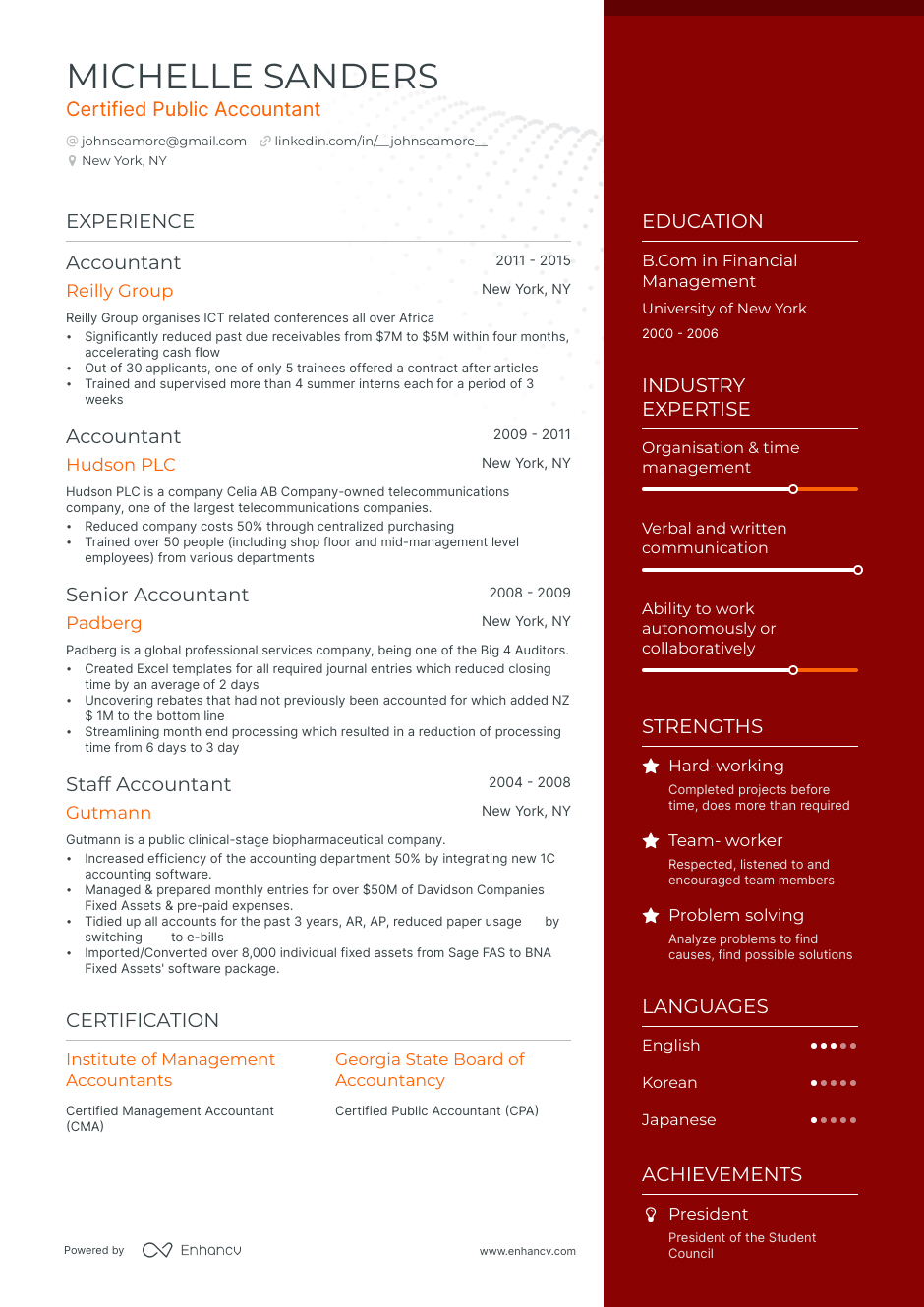 500+ Resume Examples for Current Industry Standards