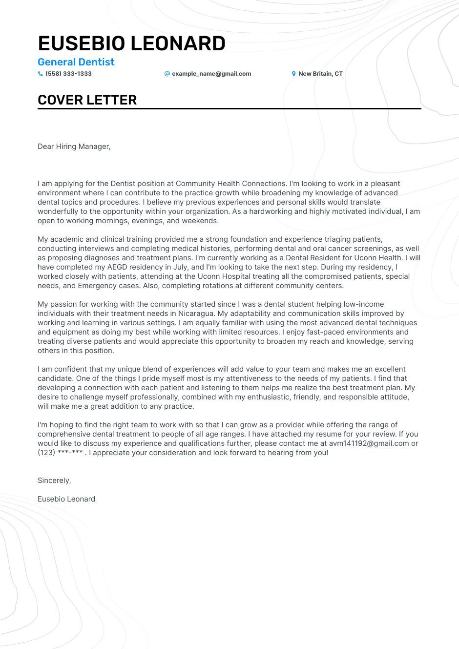 Professional FREE Cover Letter Templates By Enhancv
