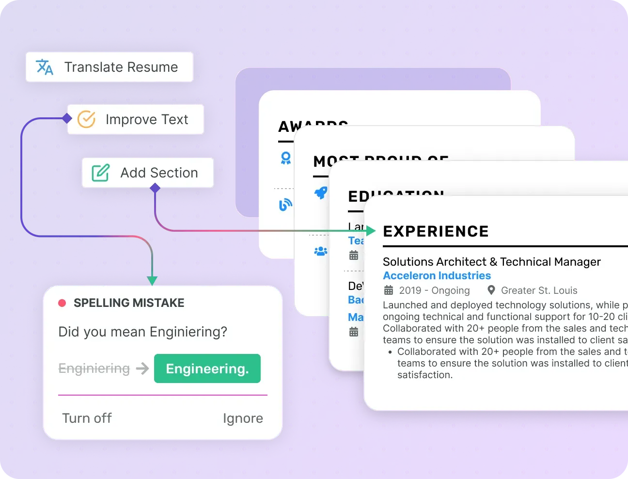 Superpowered AI resume builder