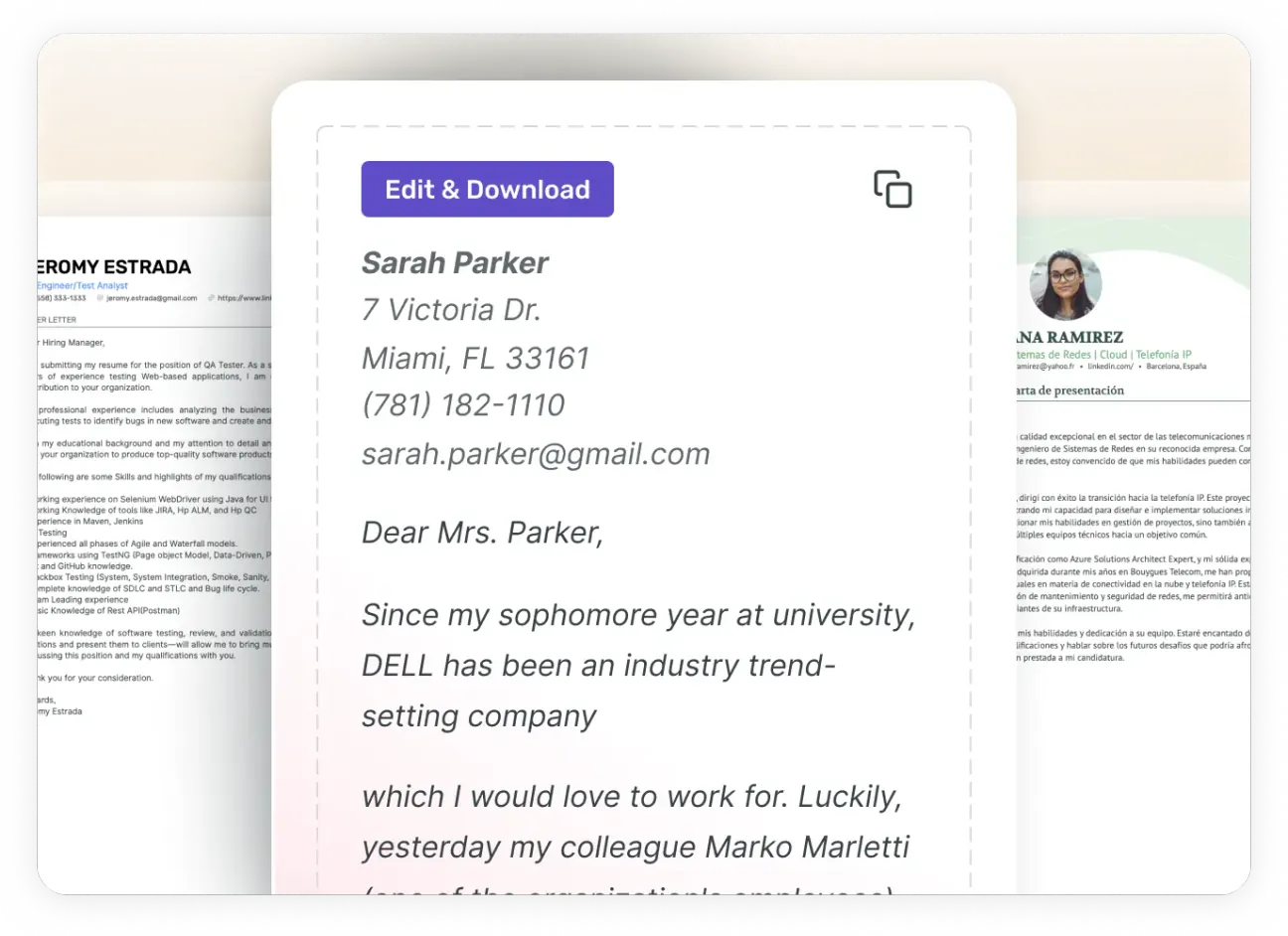 Cover Letter Generator
