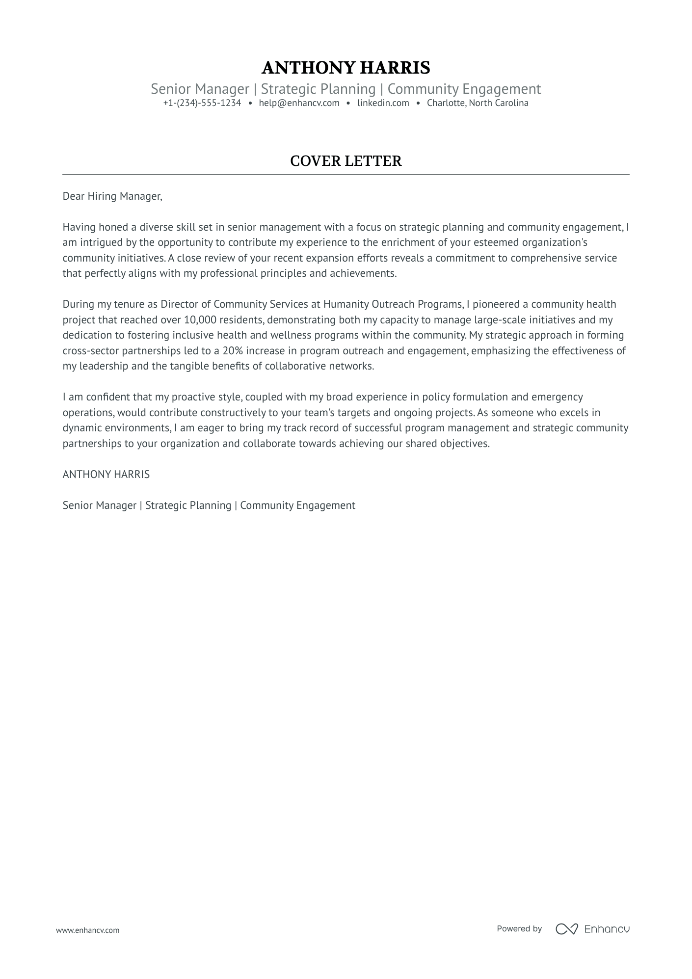 Deputy Director Resume Example