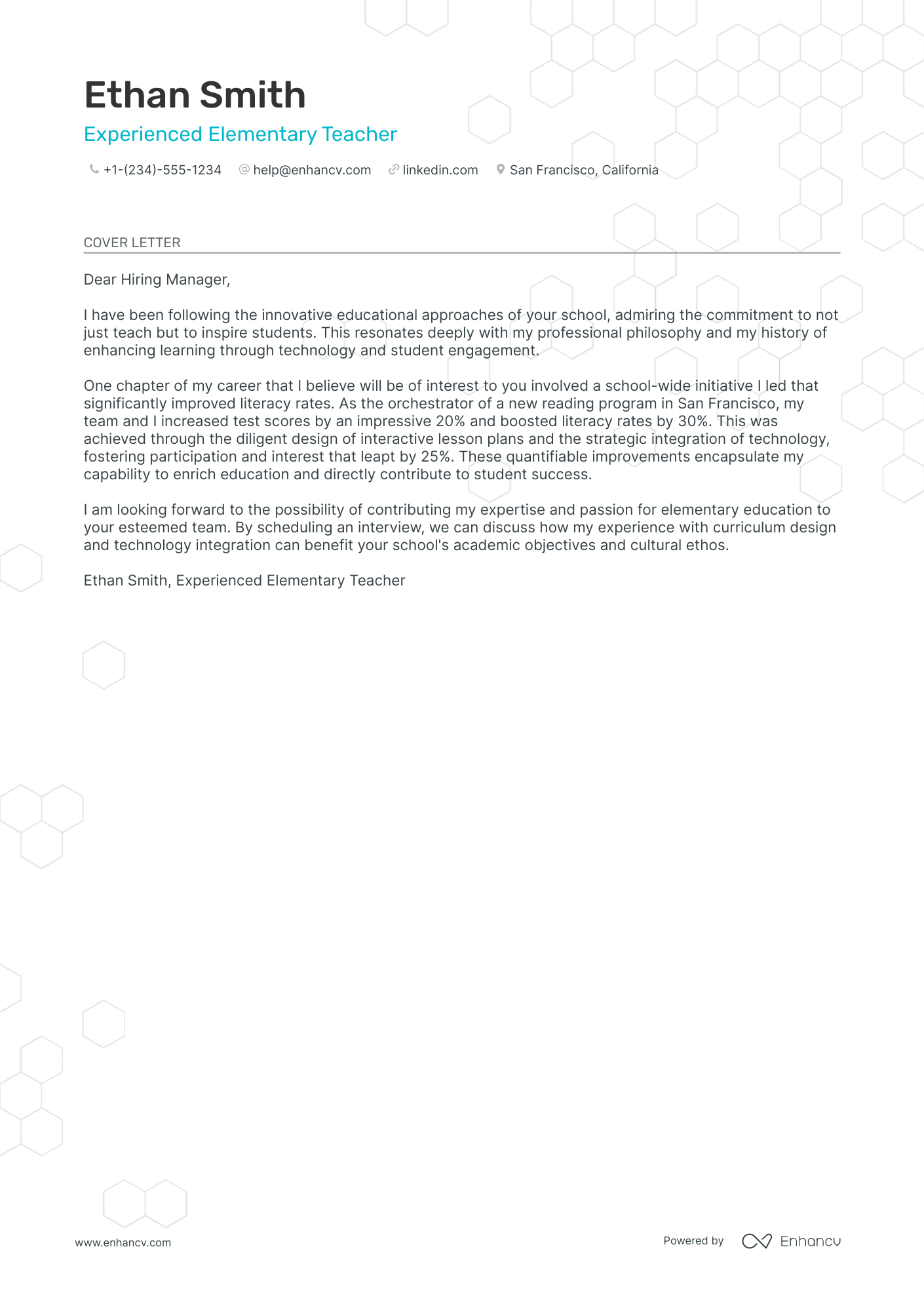 Elementary Art Teacher Resume Example