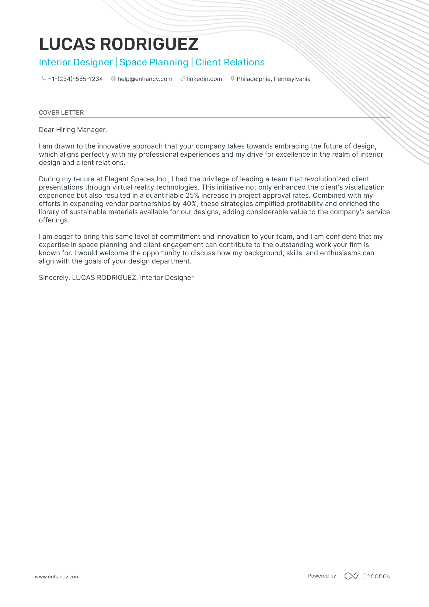Furniture Sales Resume Example