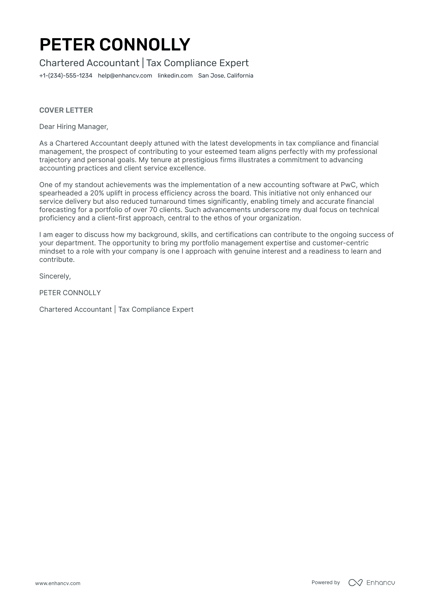 Senior Accountant Resume Example