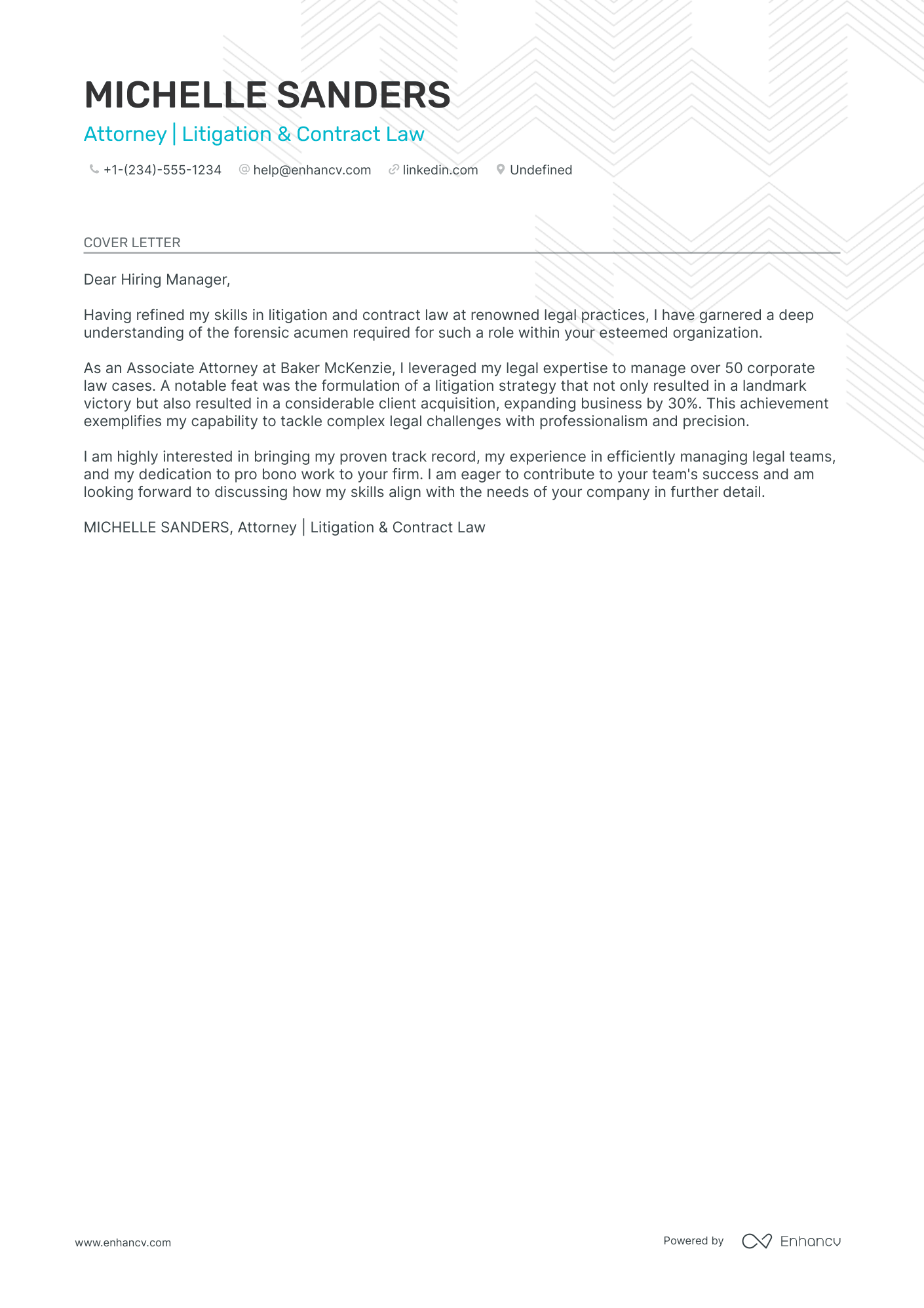 Entry Level Attorney Resume Example