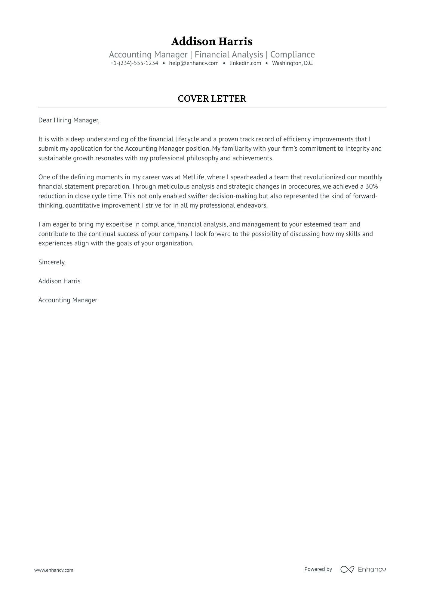 General Ledger Accounting Resume Example