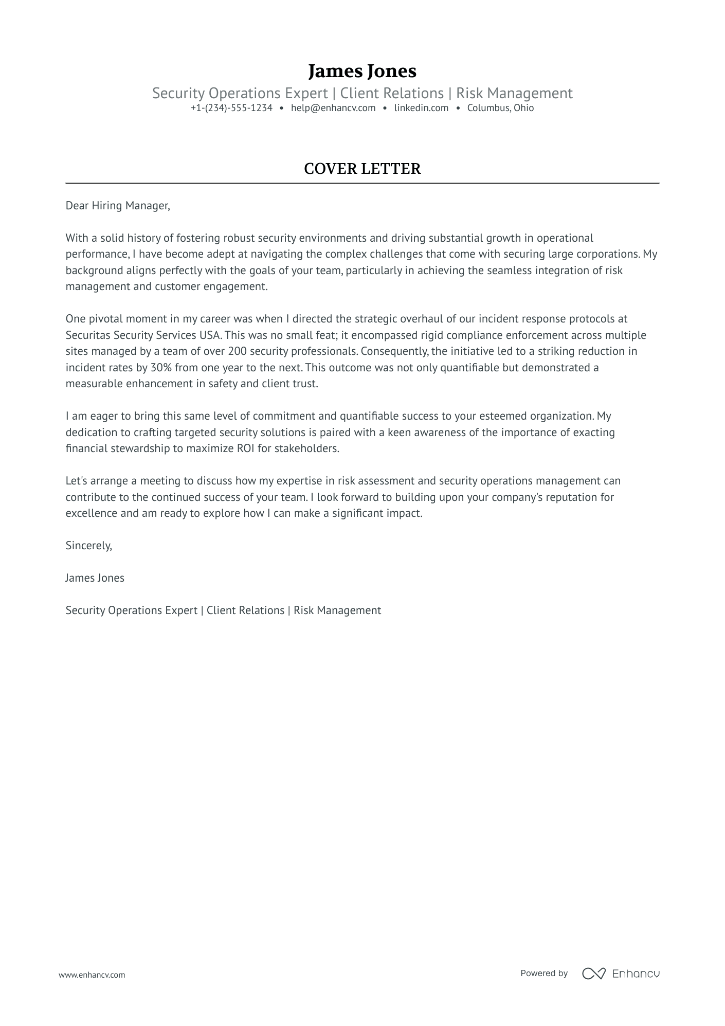 Portfolio Manager Resume Example