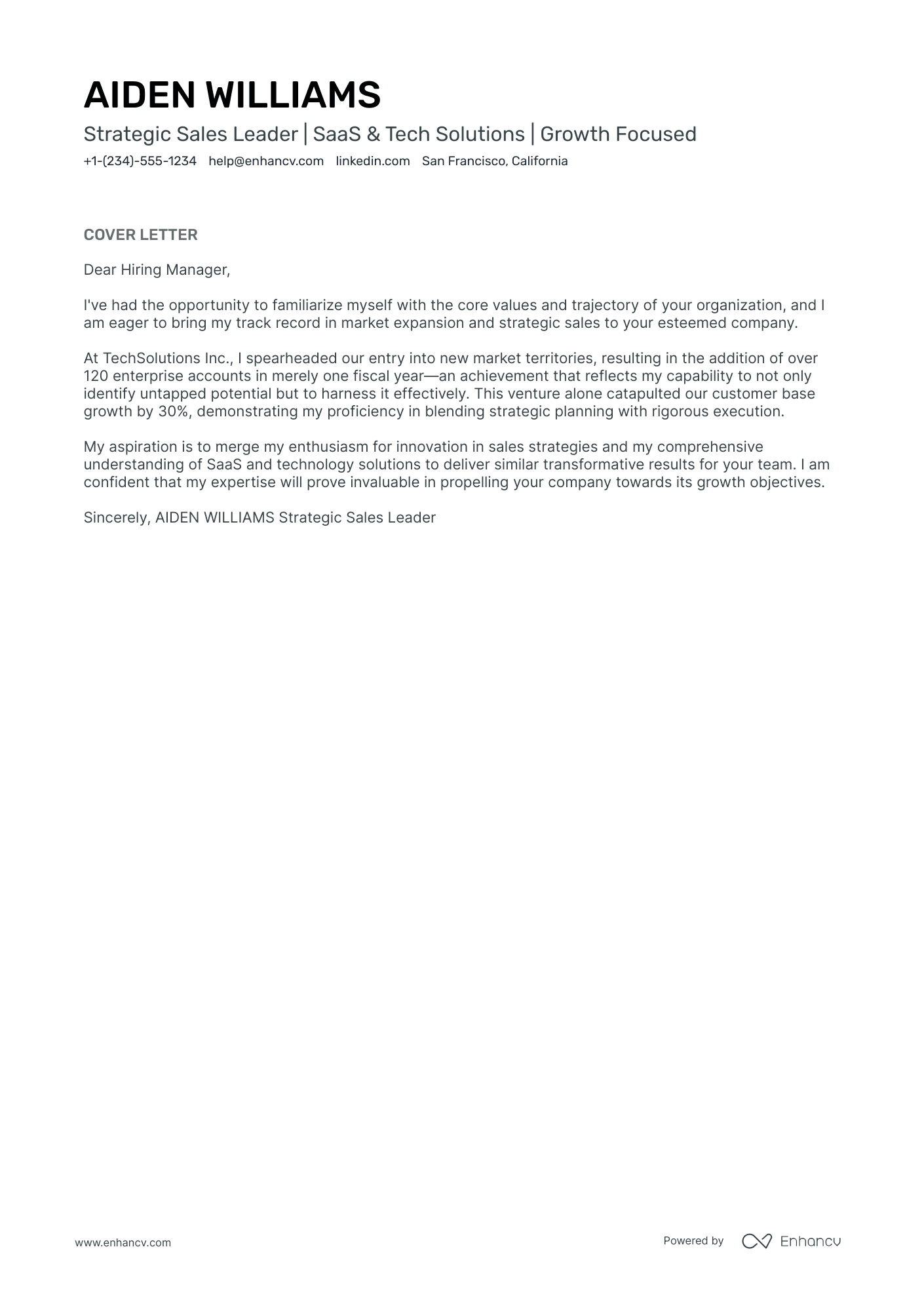 National Sales Manager Resume Example