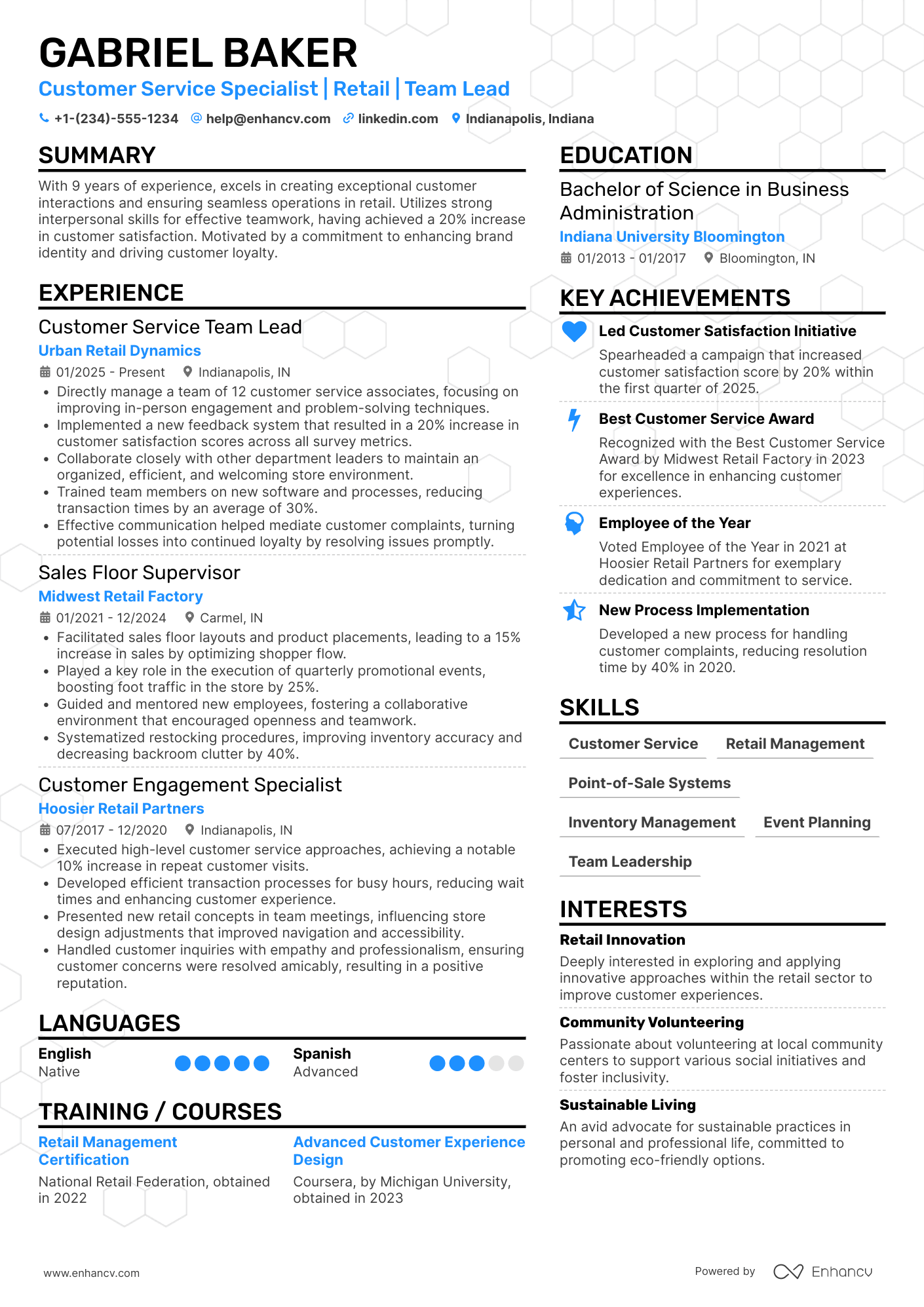 Target Guest Advocate Resume Example