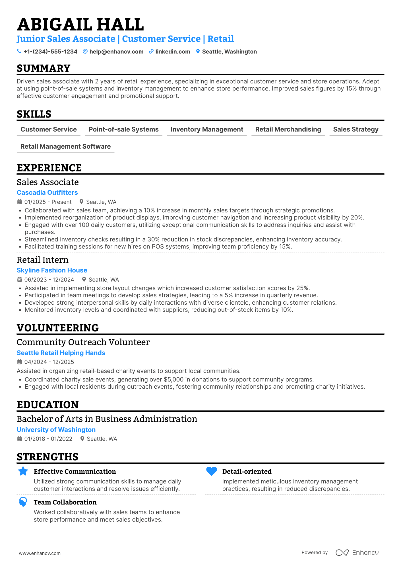 Target Sales Associate Resume Example